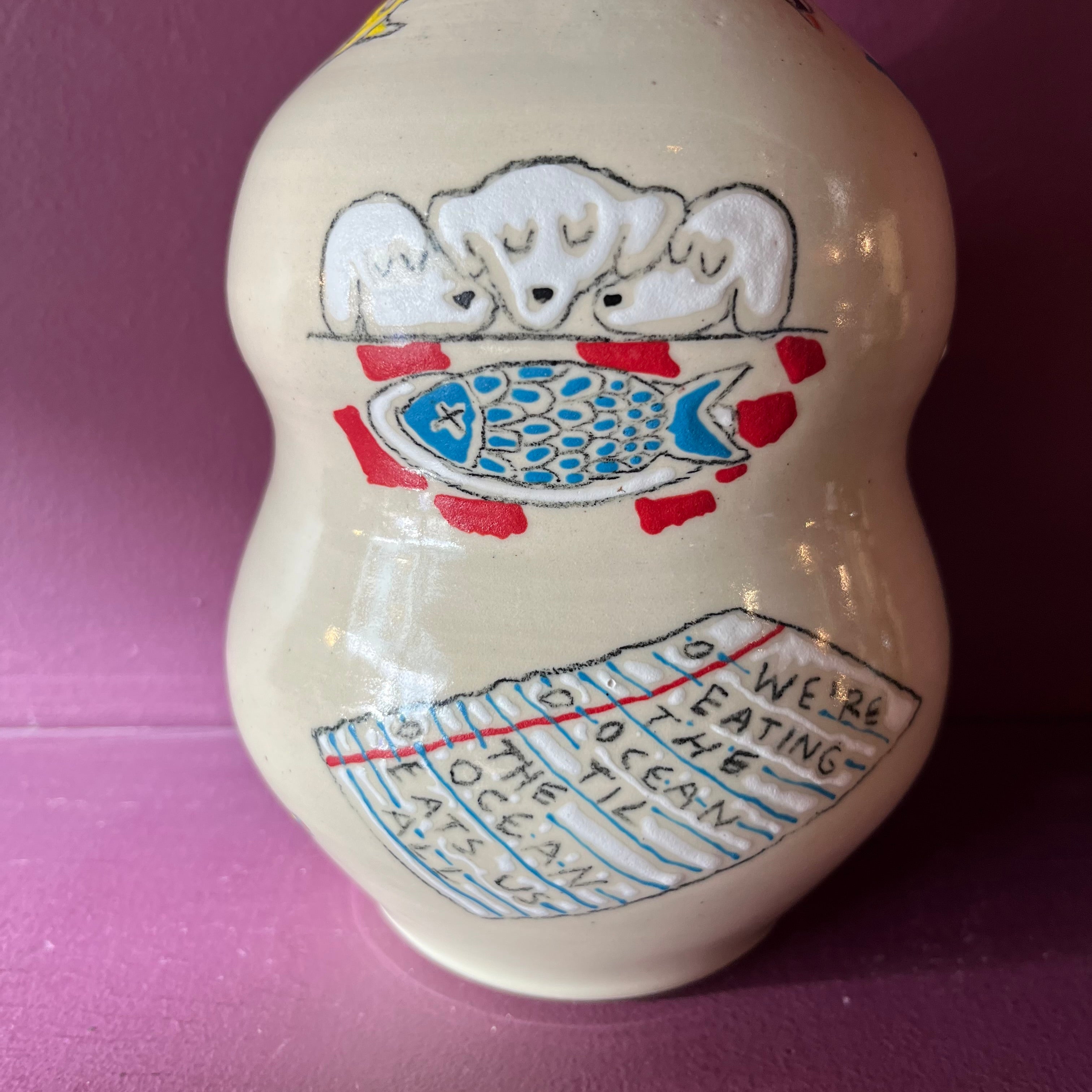 “Literally Me Right Now” Vase by Steve Stringer