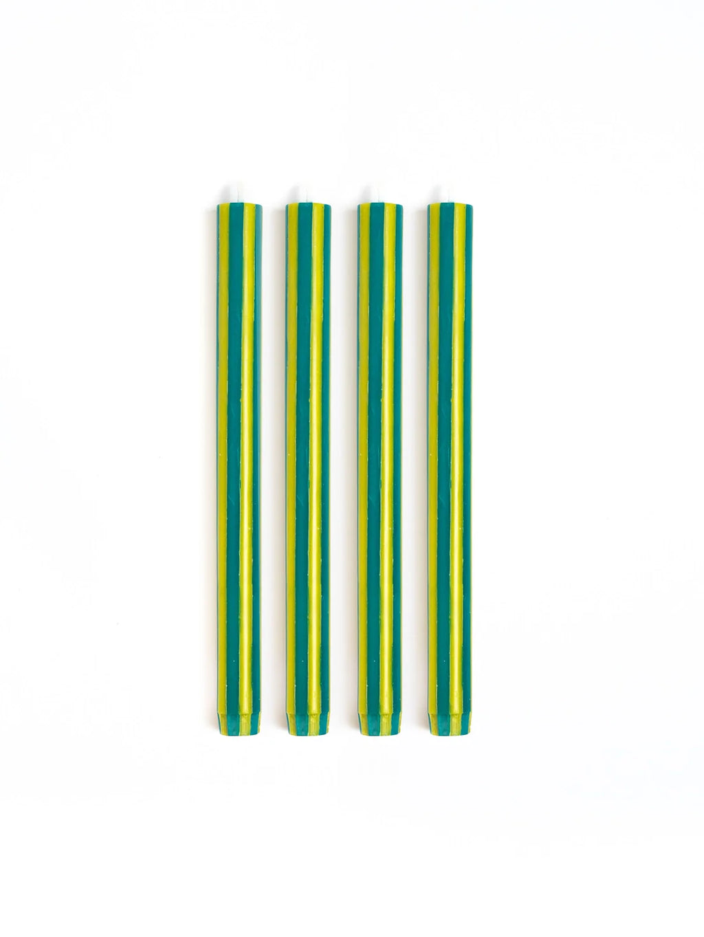 Striped Dinner Candles by Yod and Co.