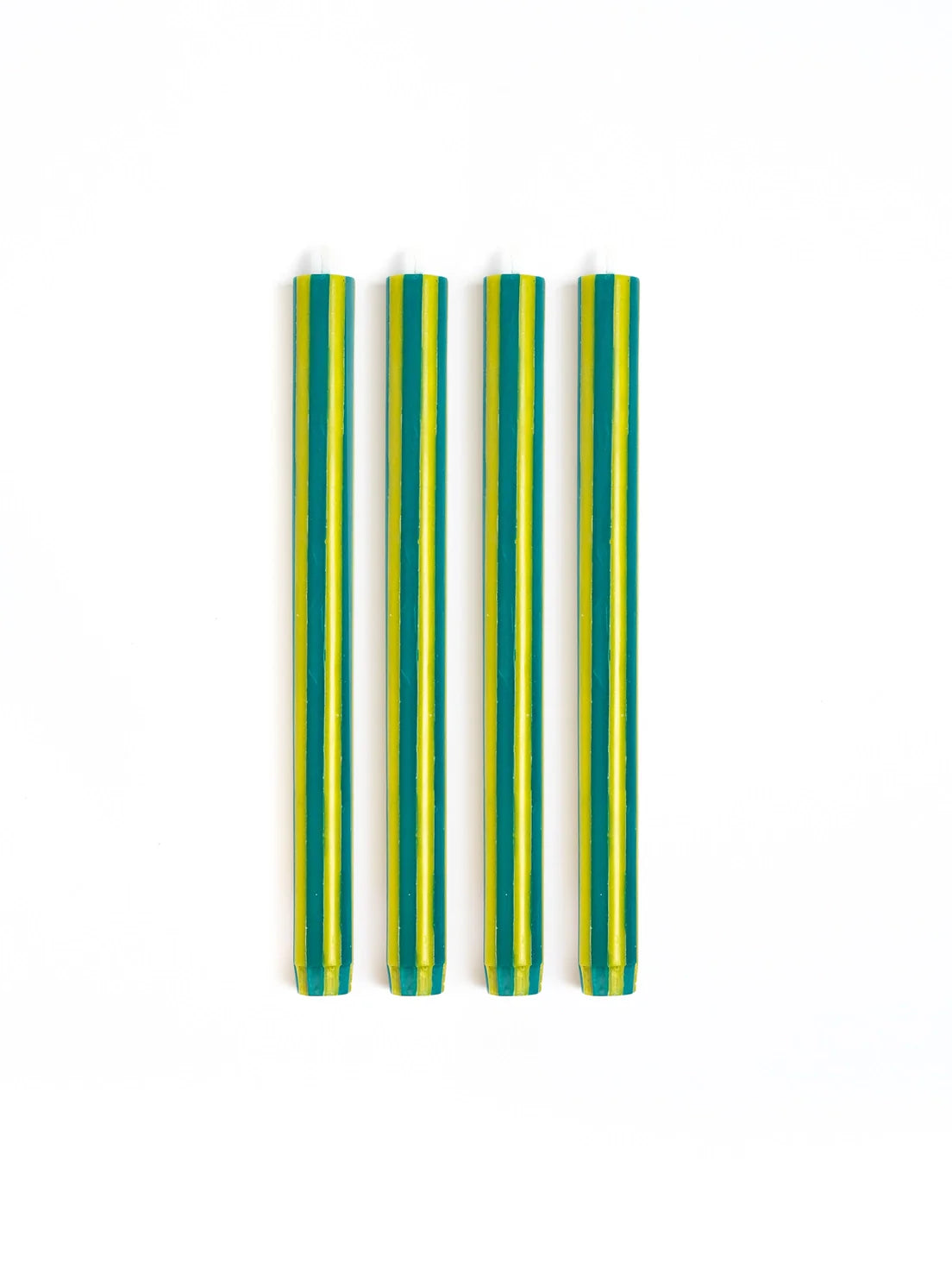 Striped Dinner Candles by Yod and Co.
