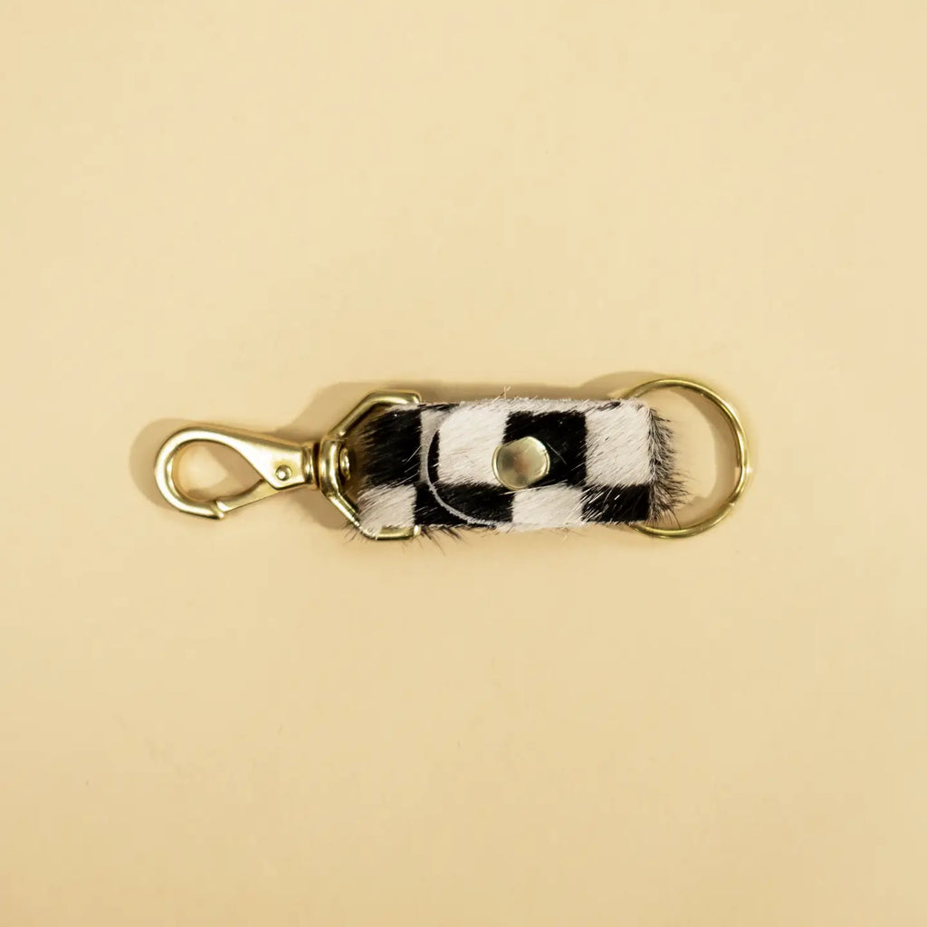 Leather + Hide Keychains by Primecut