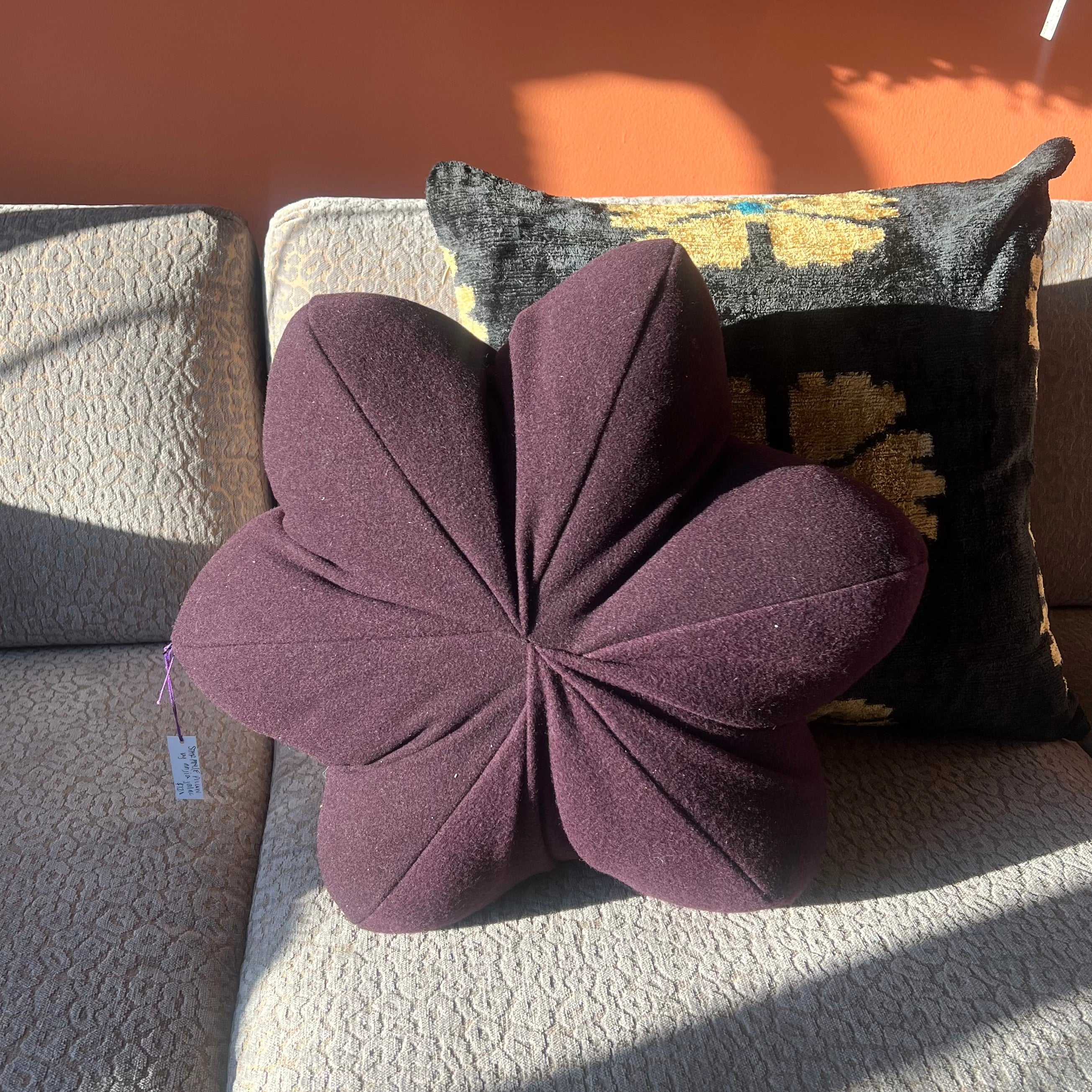 17" Star Anise Pillow by Anjia Jalac
