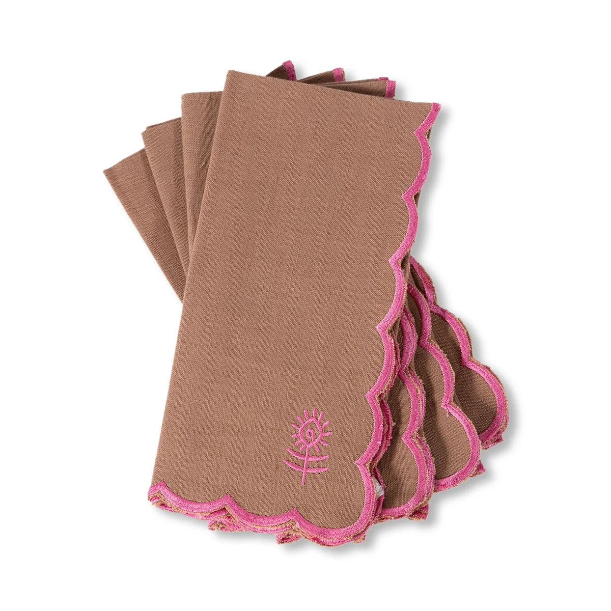 Icon Linen Dinner Napkins - Set of 6 - by Furbish Studio
