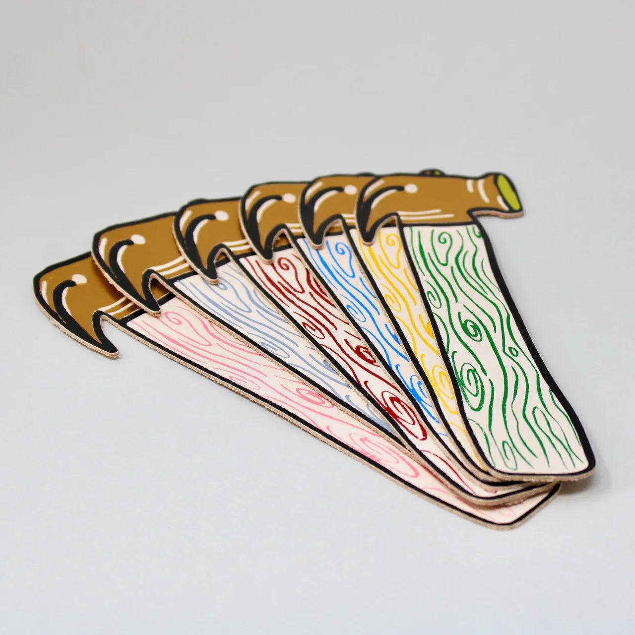Hammer Leather Bookmark by Ark Colour Design