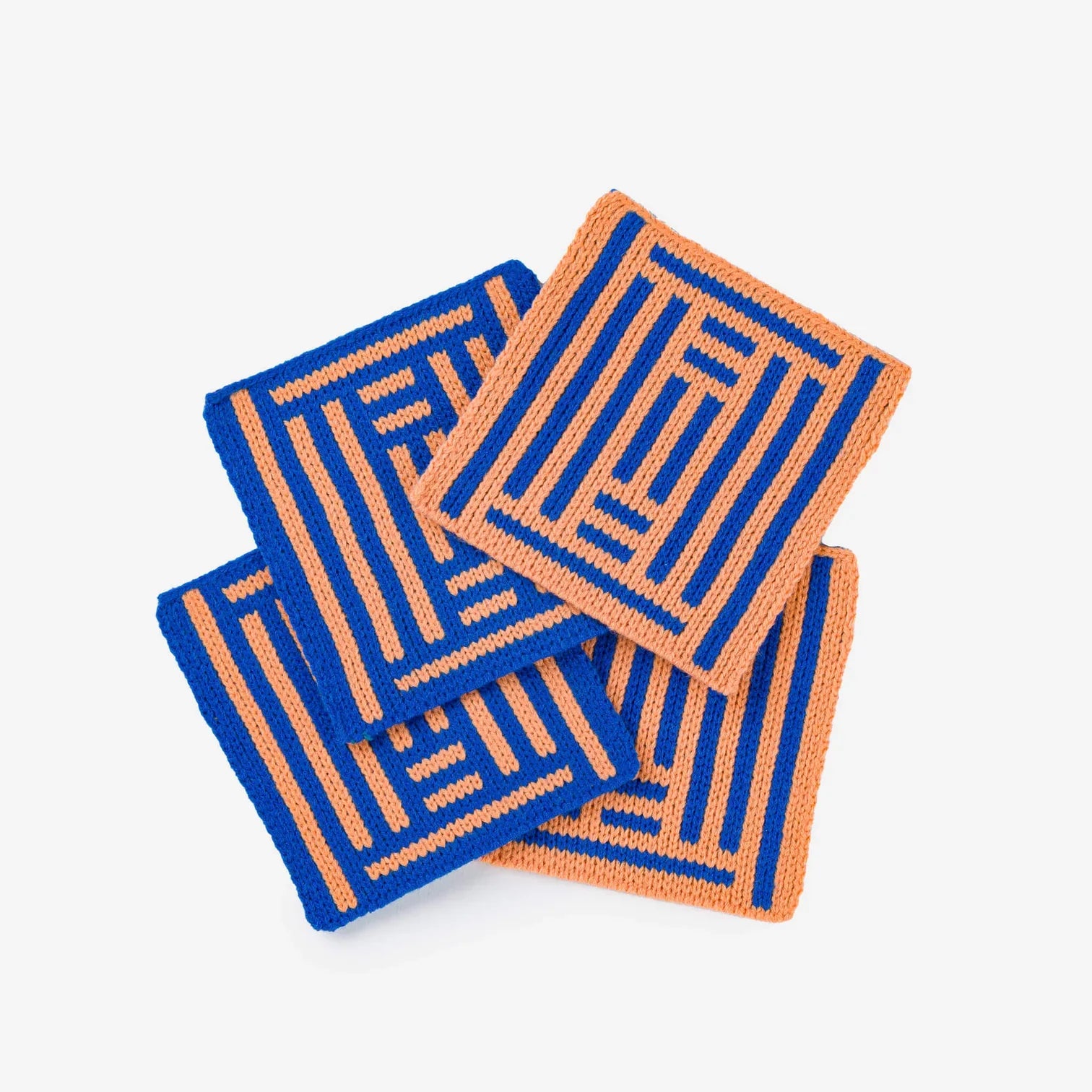 "Columns" Knit Coaster Set by Verloop