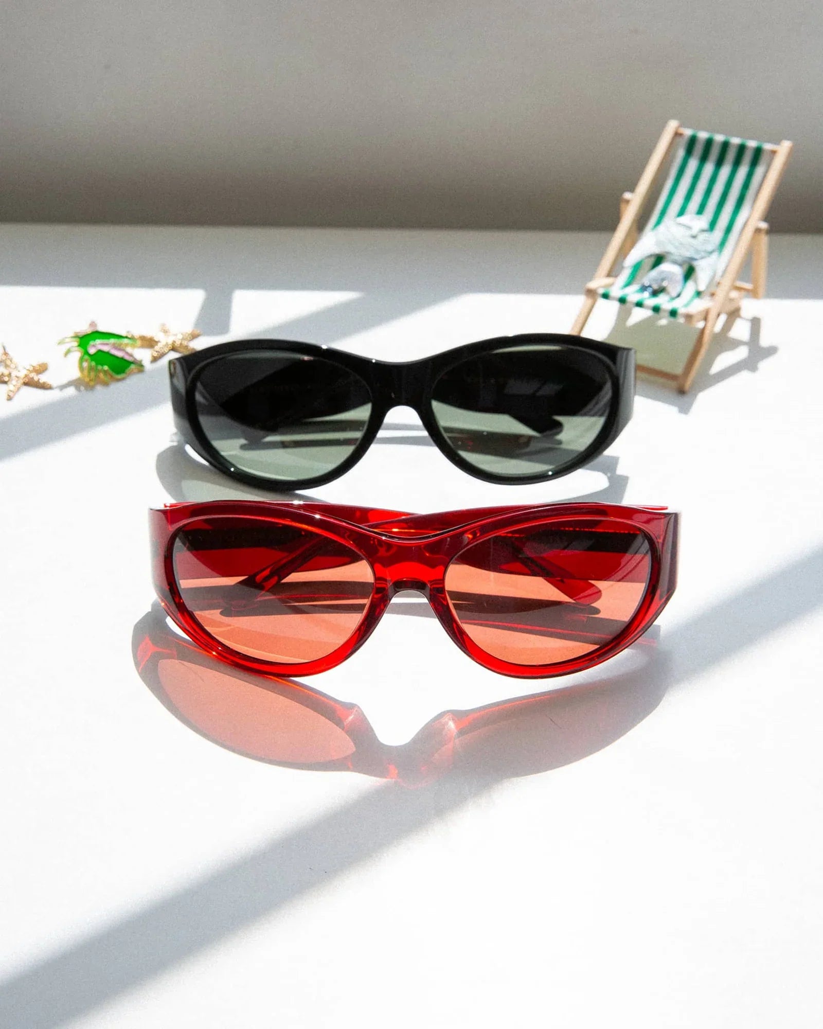 The Funk Daddy in Crystal Cherry Bio by Crap Eyewear