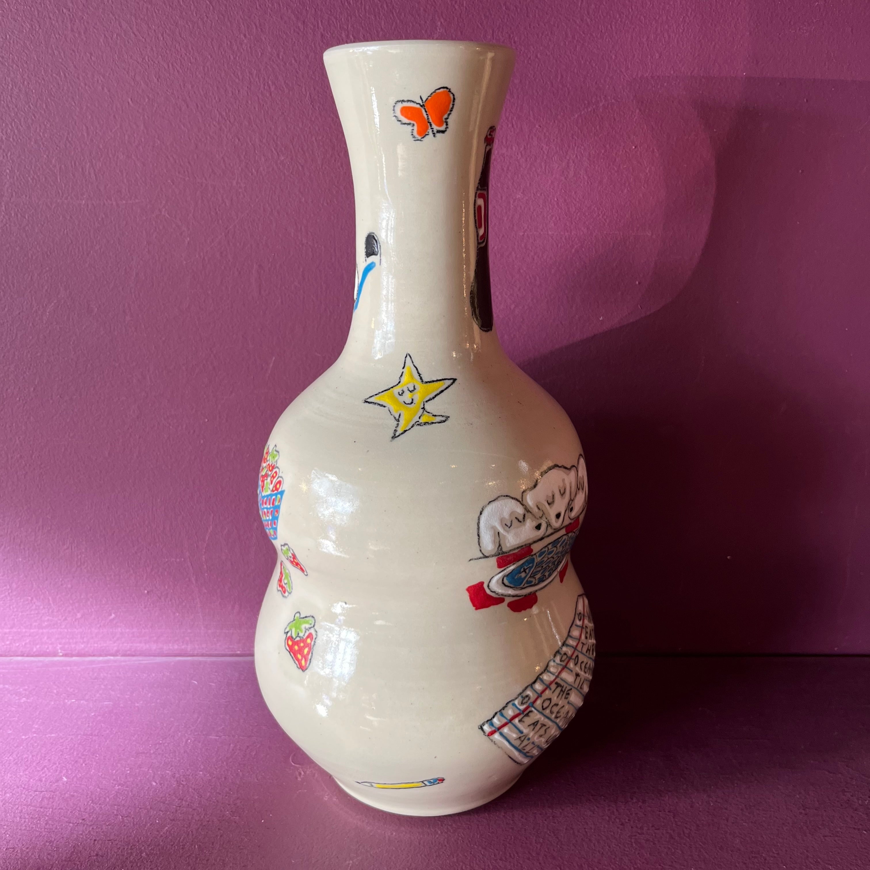 “Literally Me Right Now” Vase by Steve Stringer