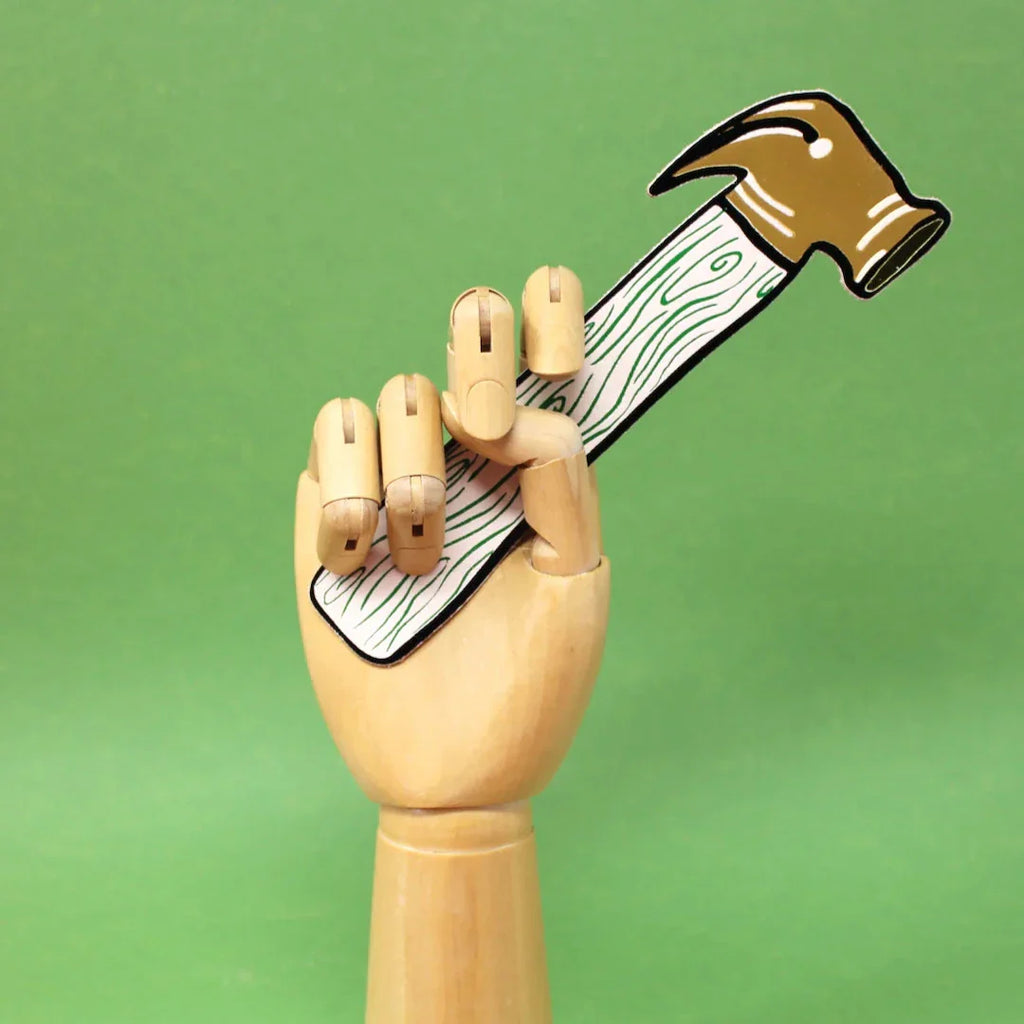 Hammer Leather Bookmark by Ark Colour Design