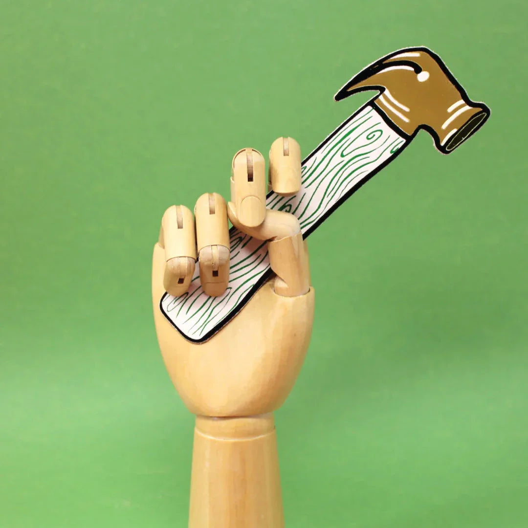 Hammer Leather Bookmark by Ark Colour Design