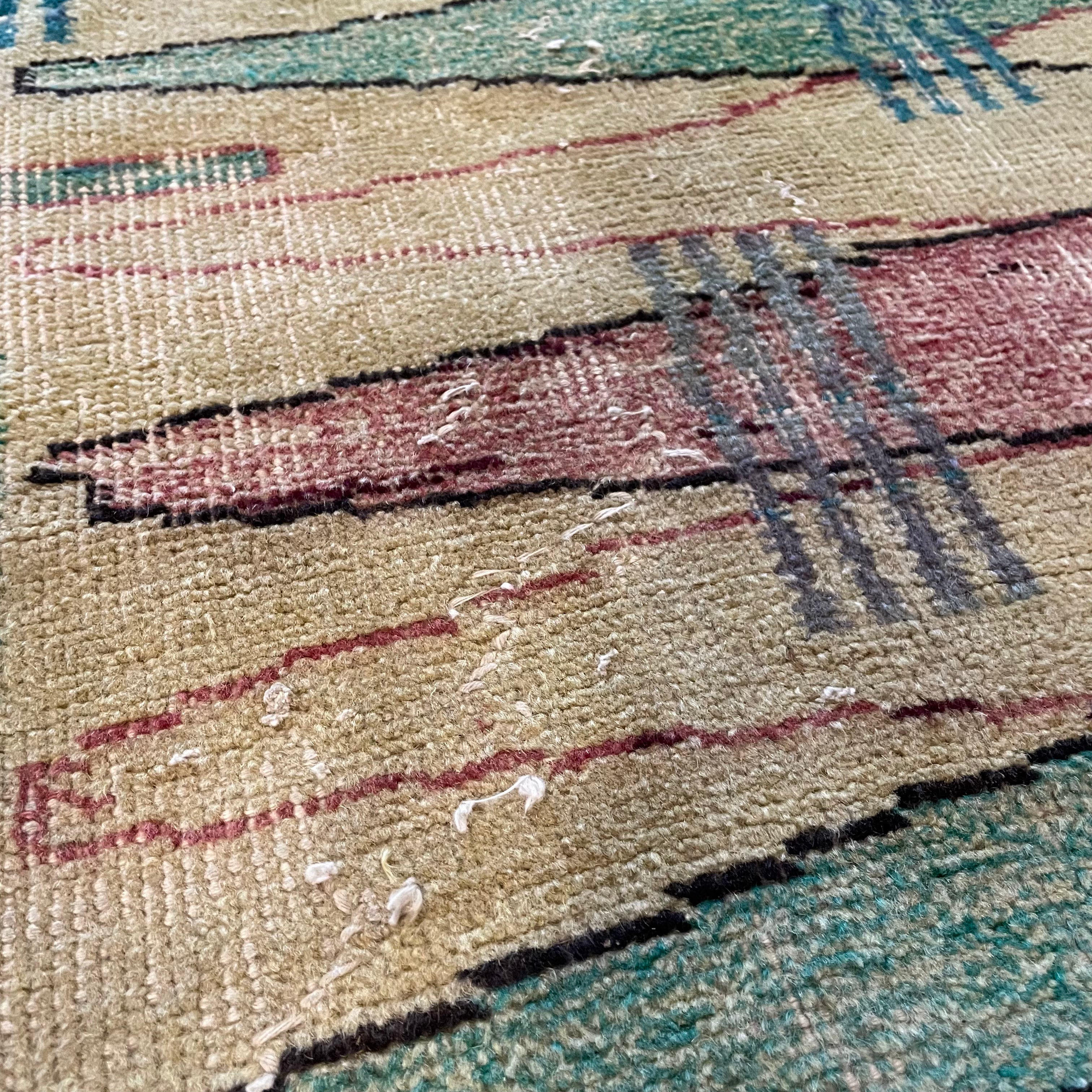 3’10” x 6’1” Mid-century Zeki Muren Rug