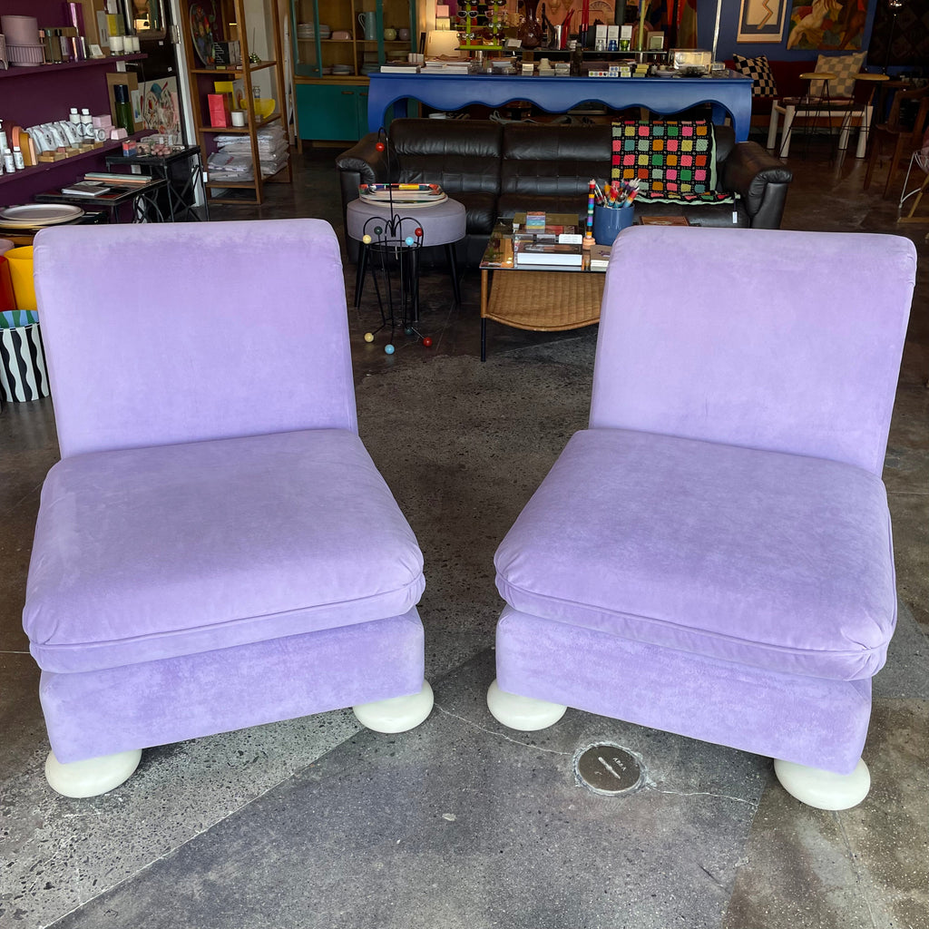 1970's Reupholstered Milo Baughman for Thayer Coggin Scroll Armchairs - 1 available
