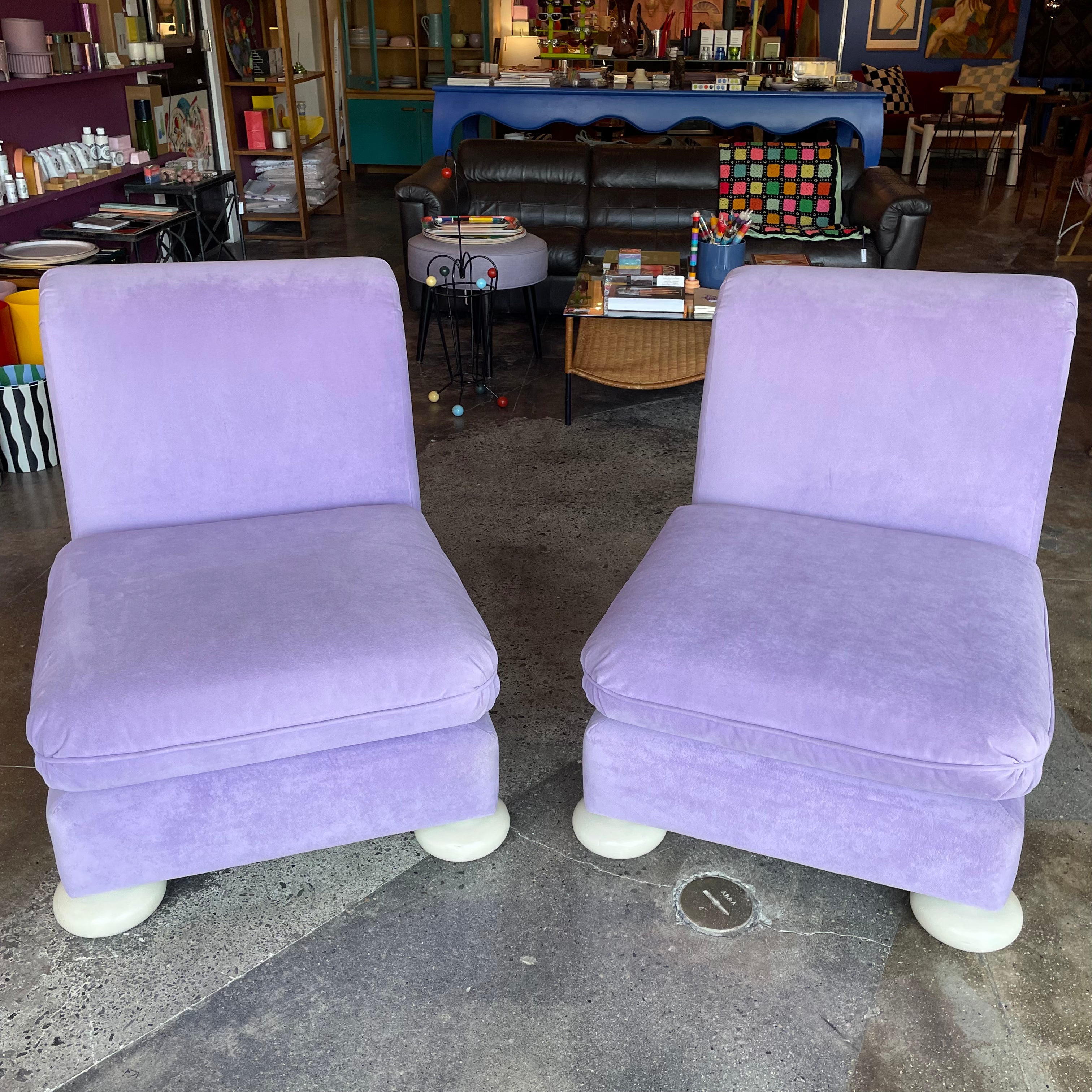 1970's Reupholstered Milo Baughman for Thayer Coggin Scroll Armchairs - 1 available