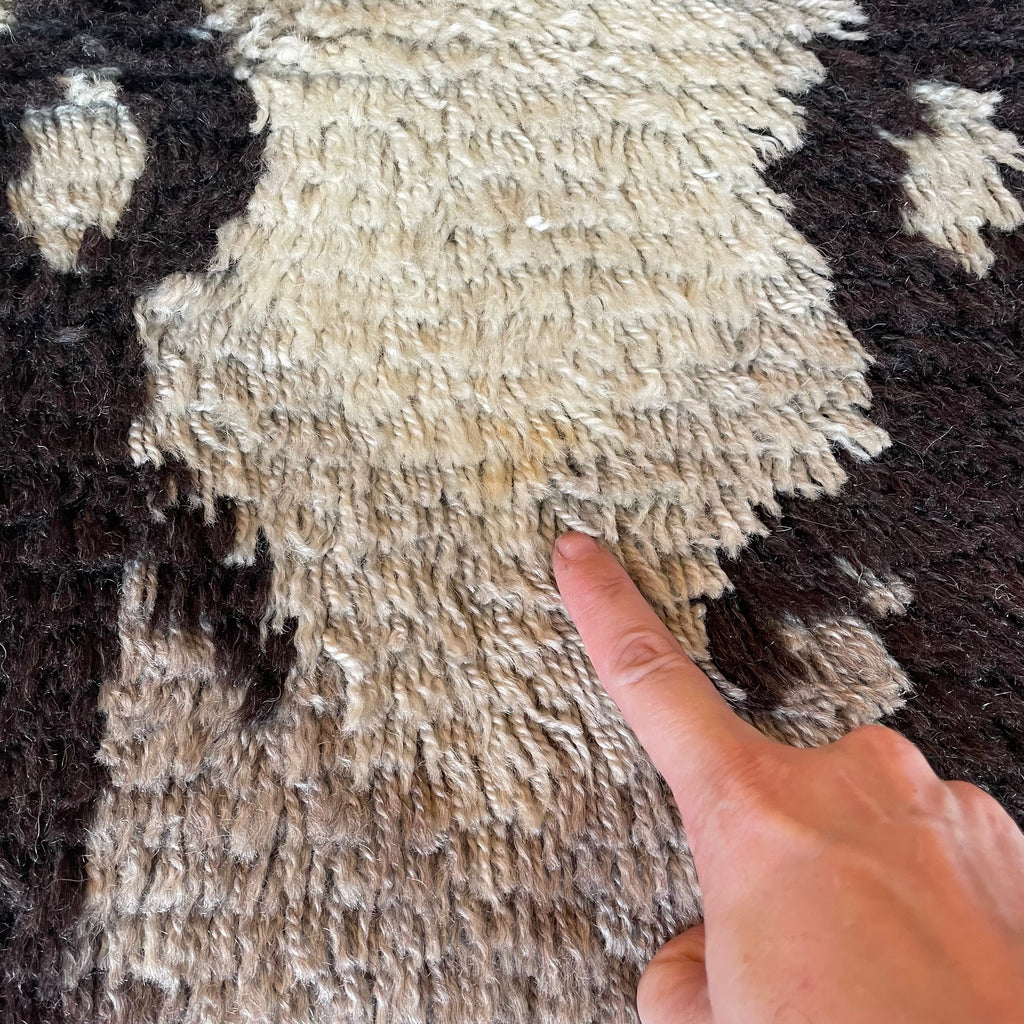 4’3” x 7” Vintage 1970’s Rya Rug