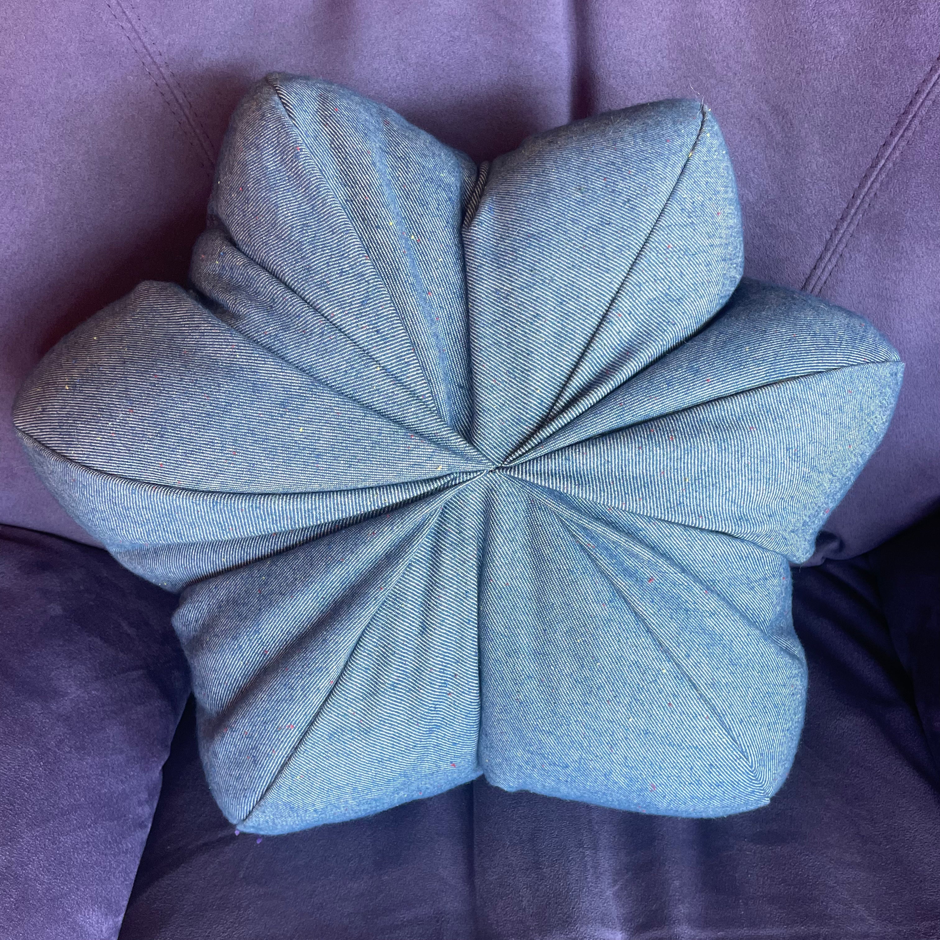 17" Star Anise Pillow by Anjia Jalac