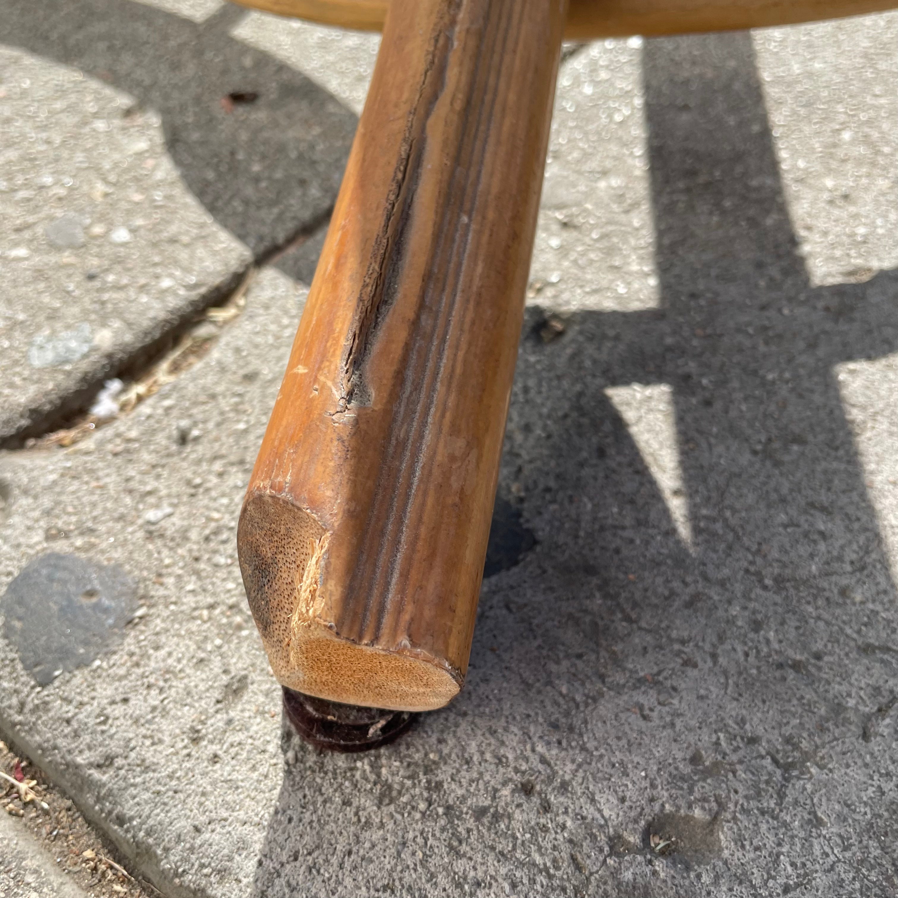 1960’s Italian Coat Rack - Rattan and Bamboo