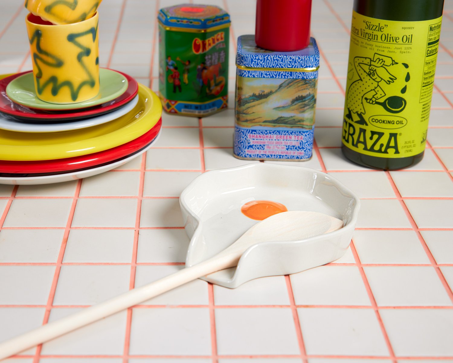 Egg Spoon Rest by Reva Preven
