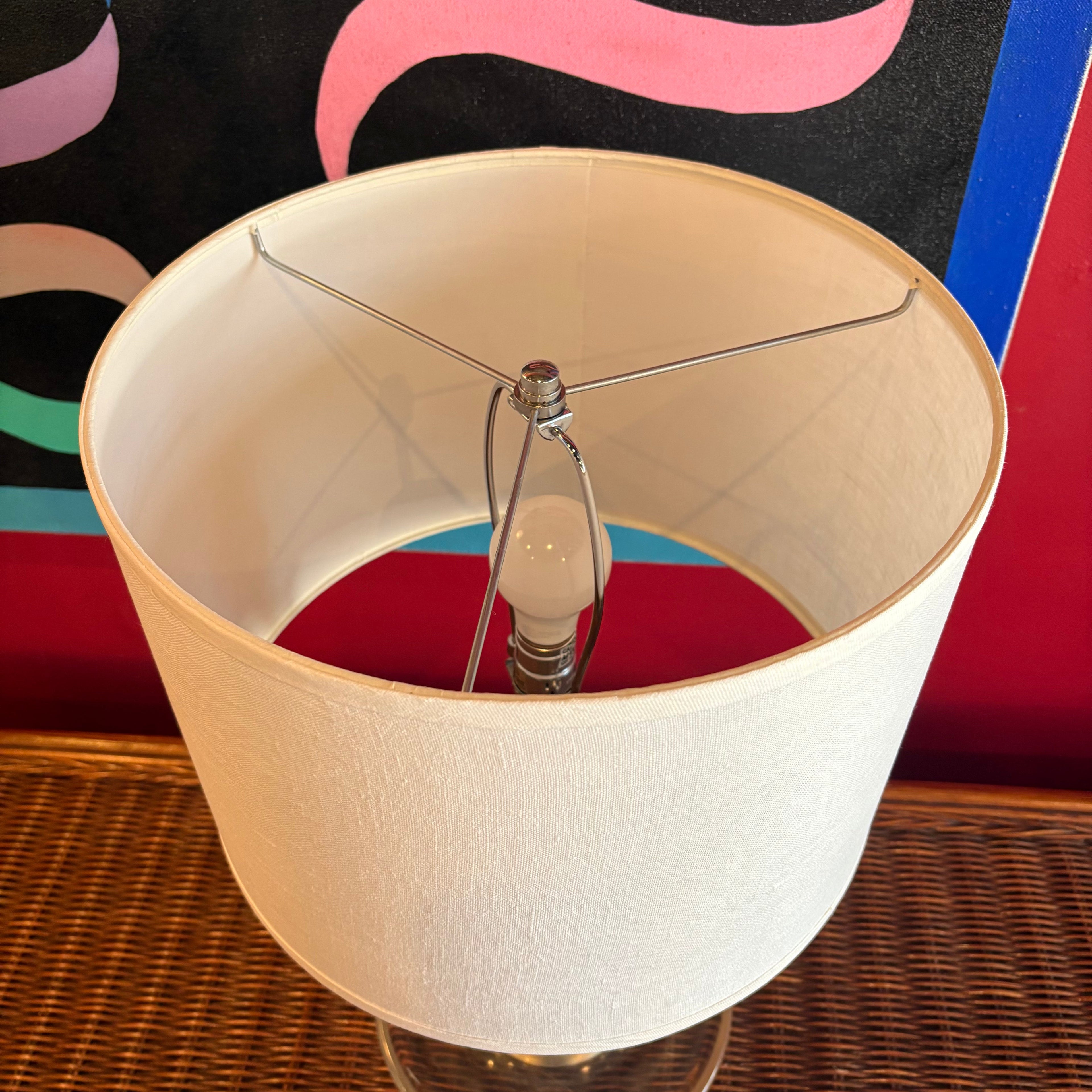 1970's Lucite Table Lamp