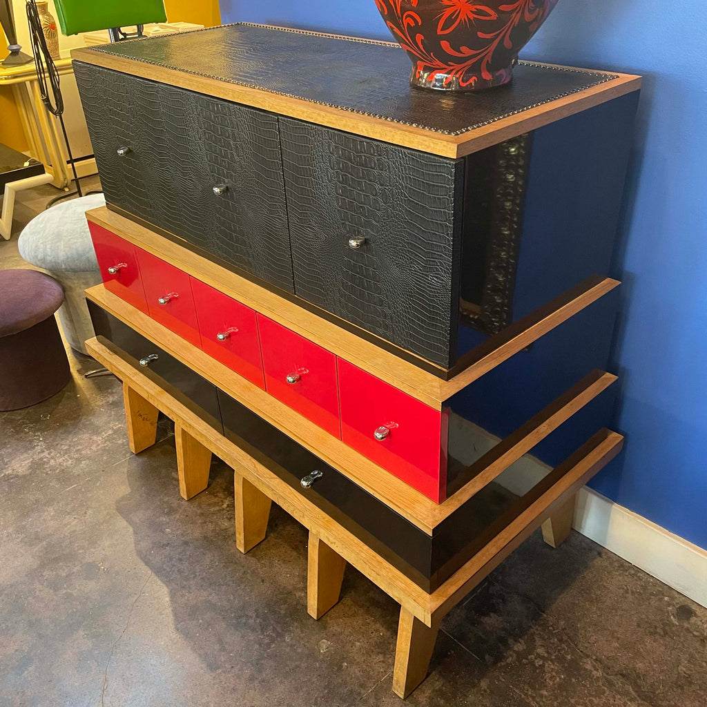 Vintage Tiered Console - designed by Minotti for the Alexandre Ferucci store