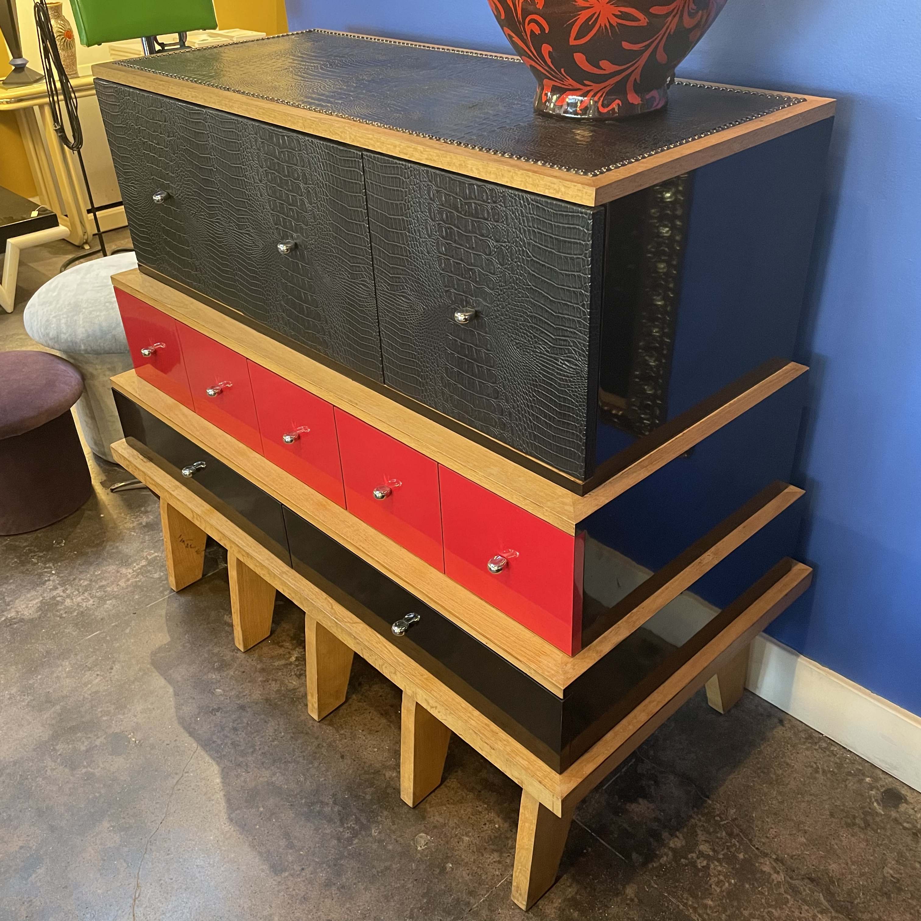 Vintage Tiered Console - designed by Minotti for the Alexandre Ferucci store
