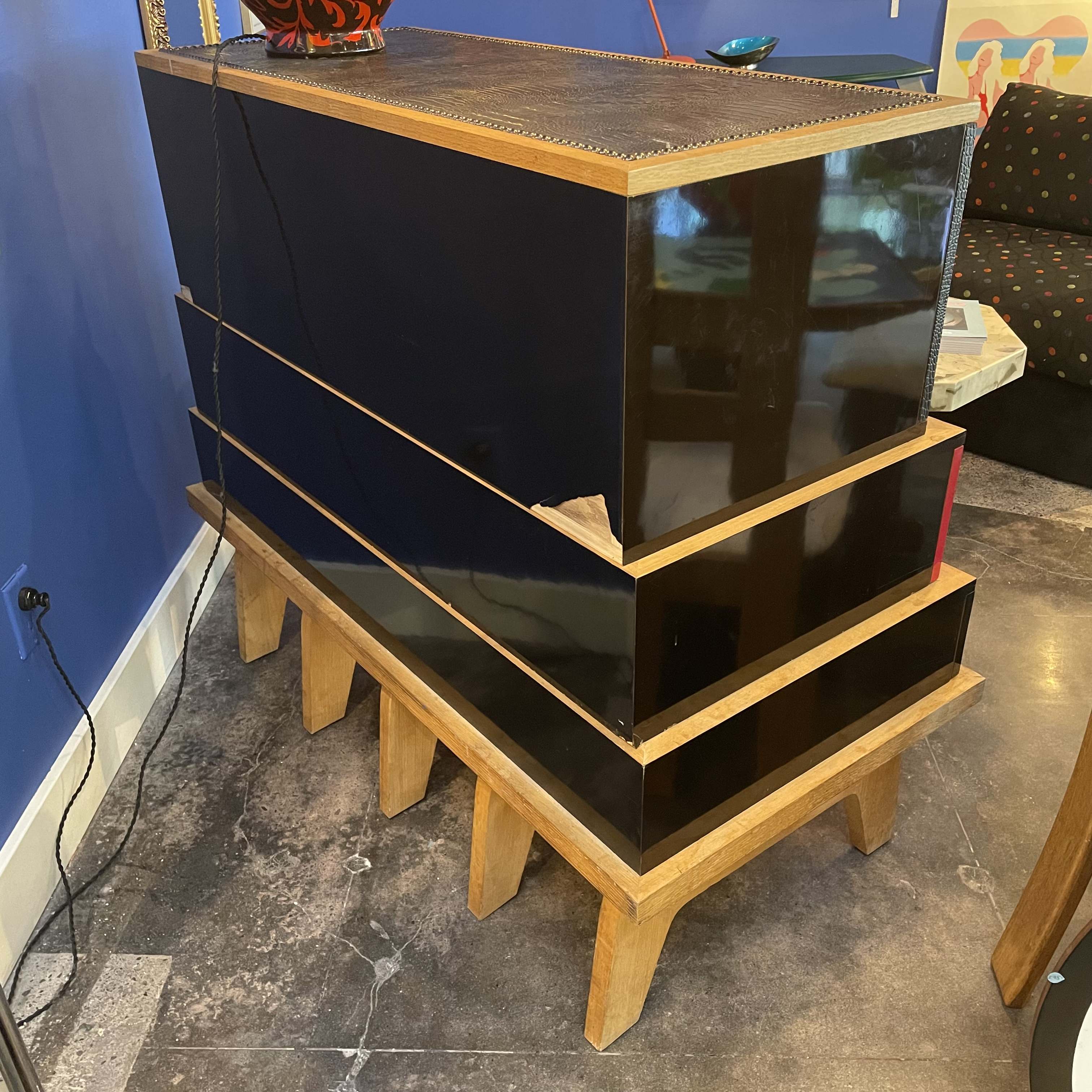 Vintage Tiered Console - designed by Minotti for the Alexandre Ferucci store