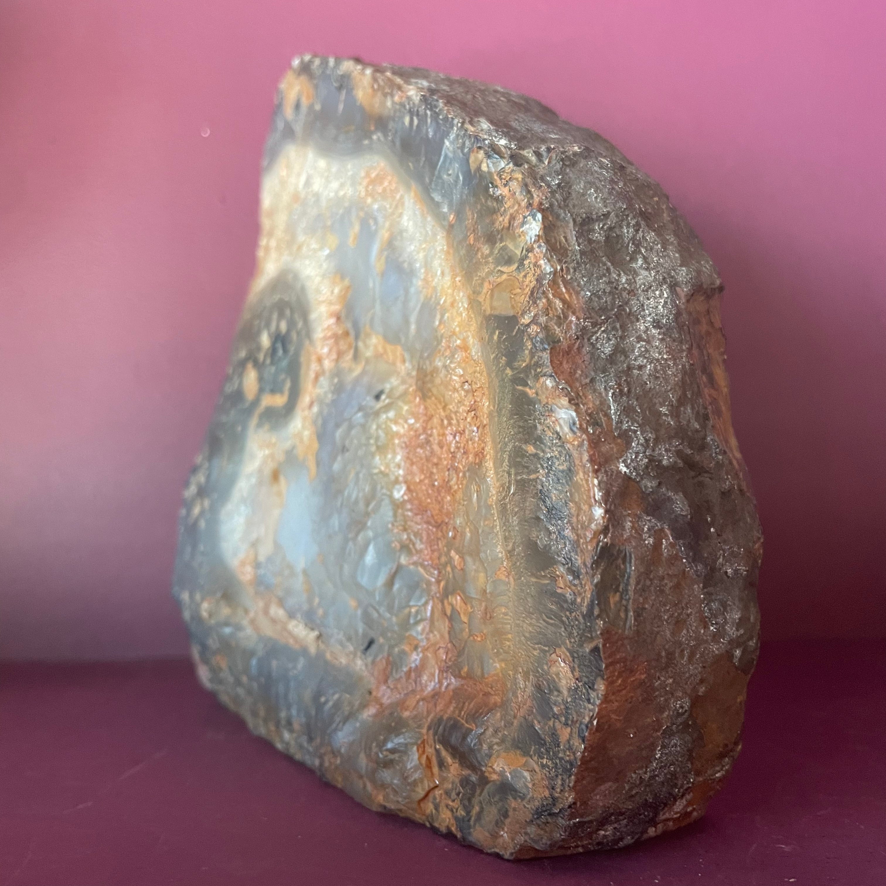 Vintage Single Geode Bookend