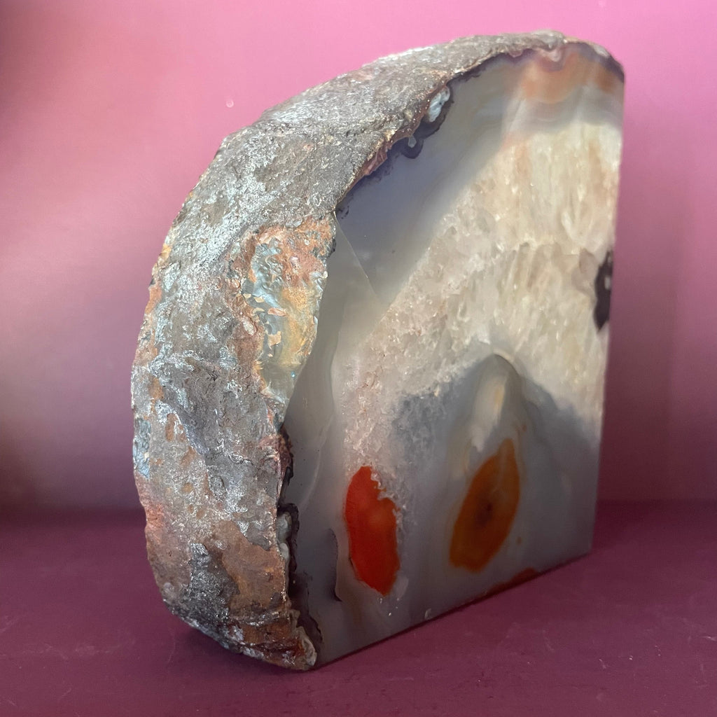 Vintage Single Geode Bookend