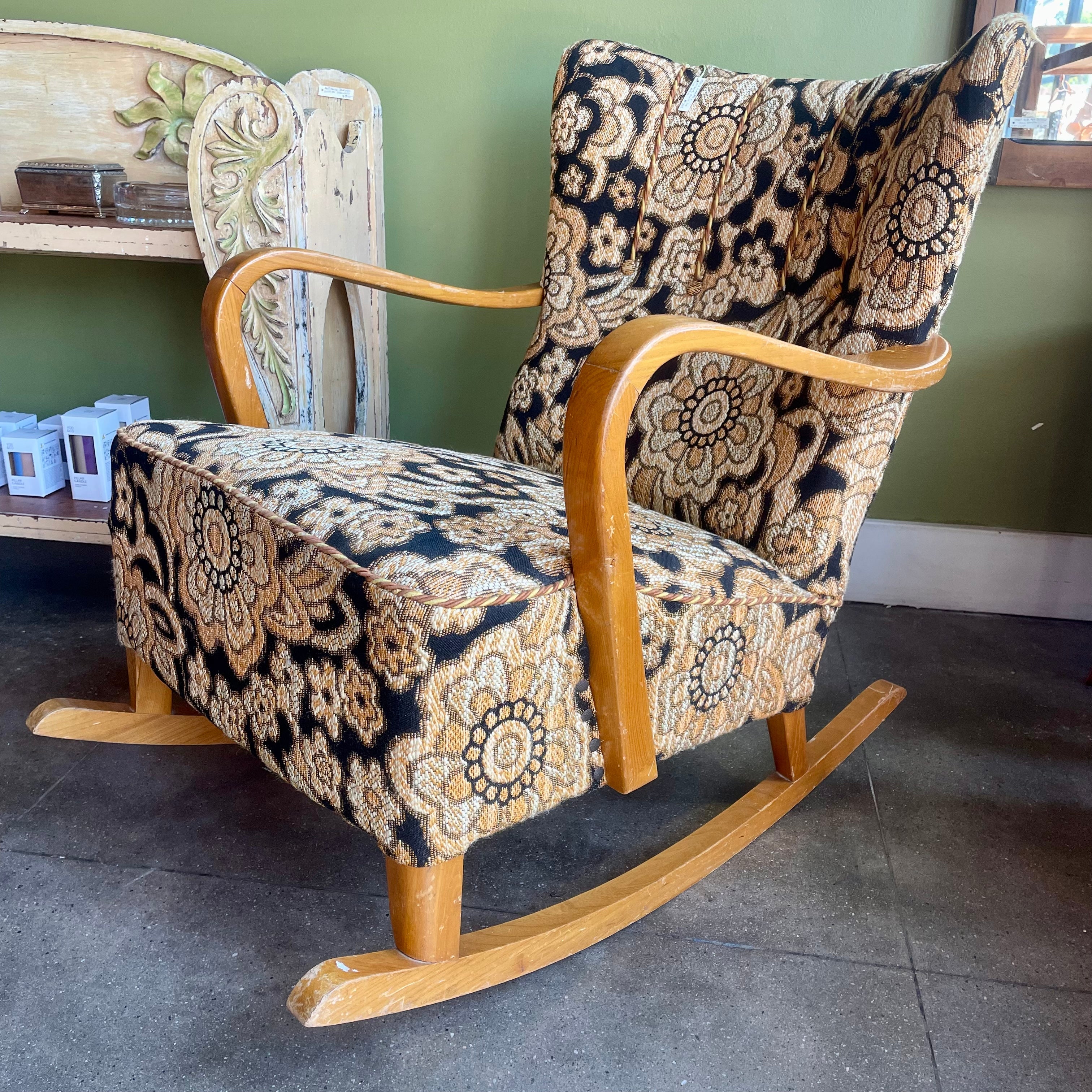 1950's Swedish Rocking Chair