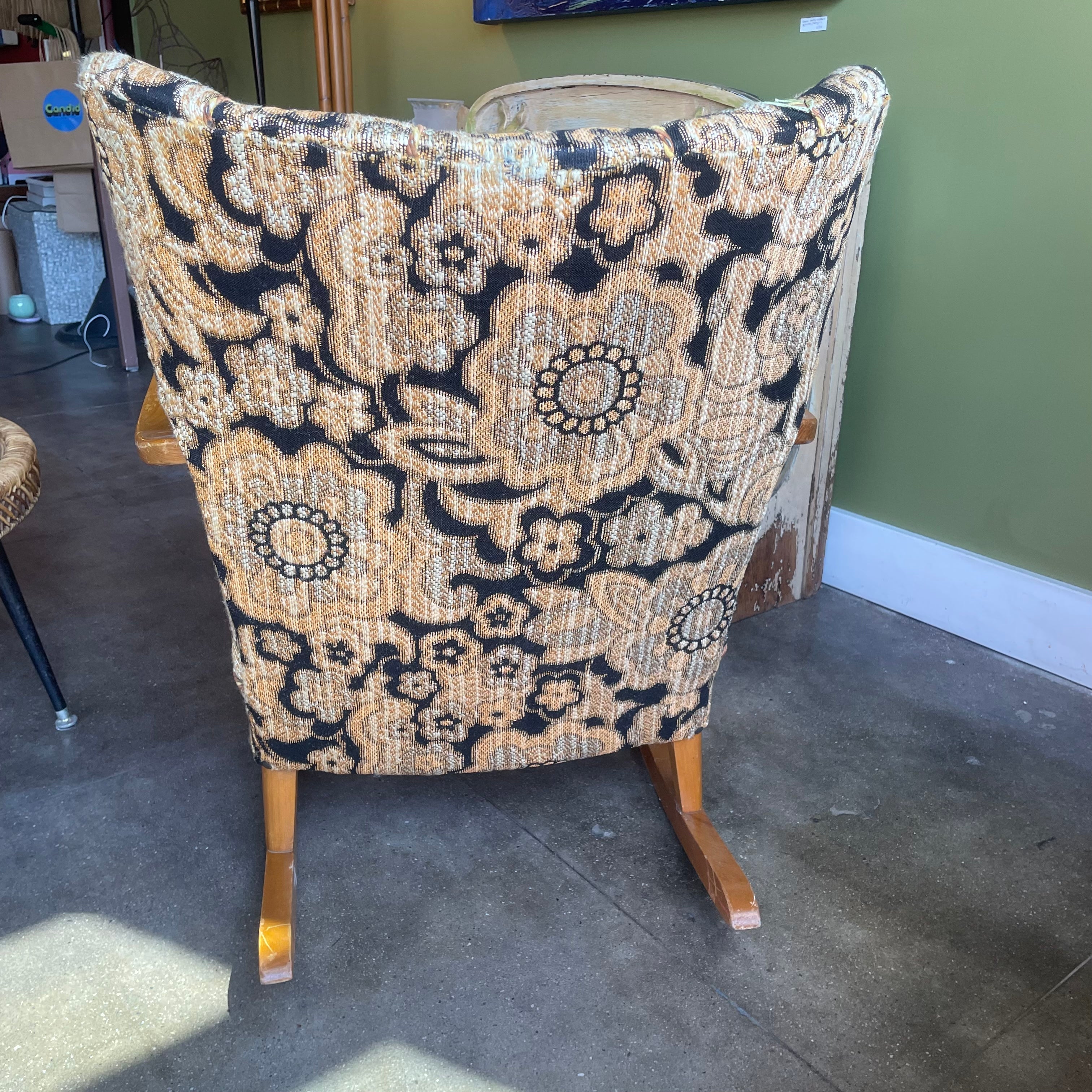 1950's Swedish Rocking Chair
