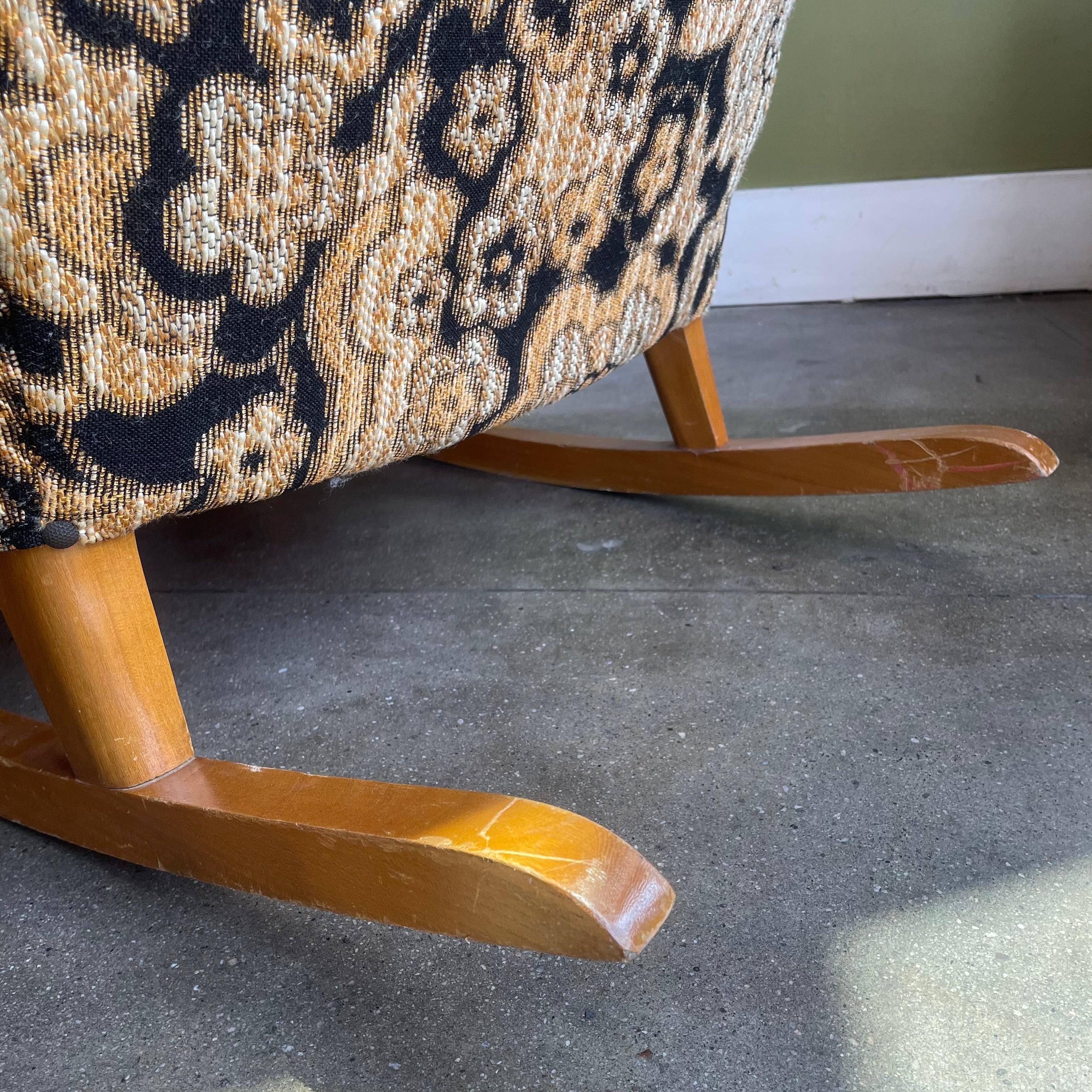 1950's Swedish Rocking Chair