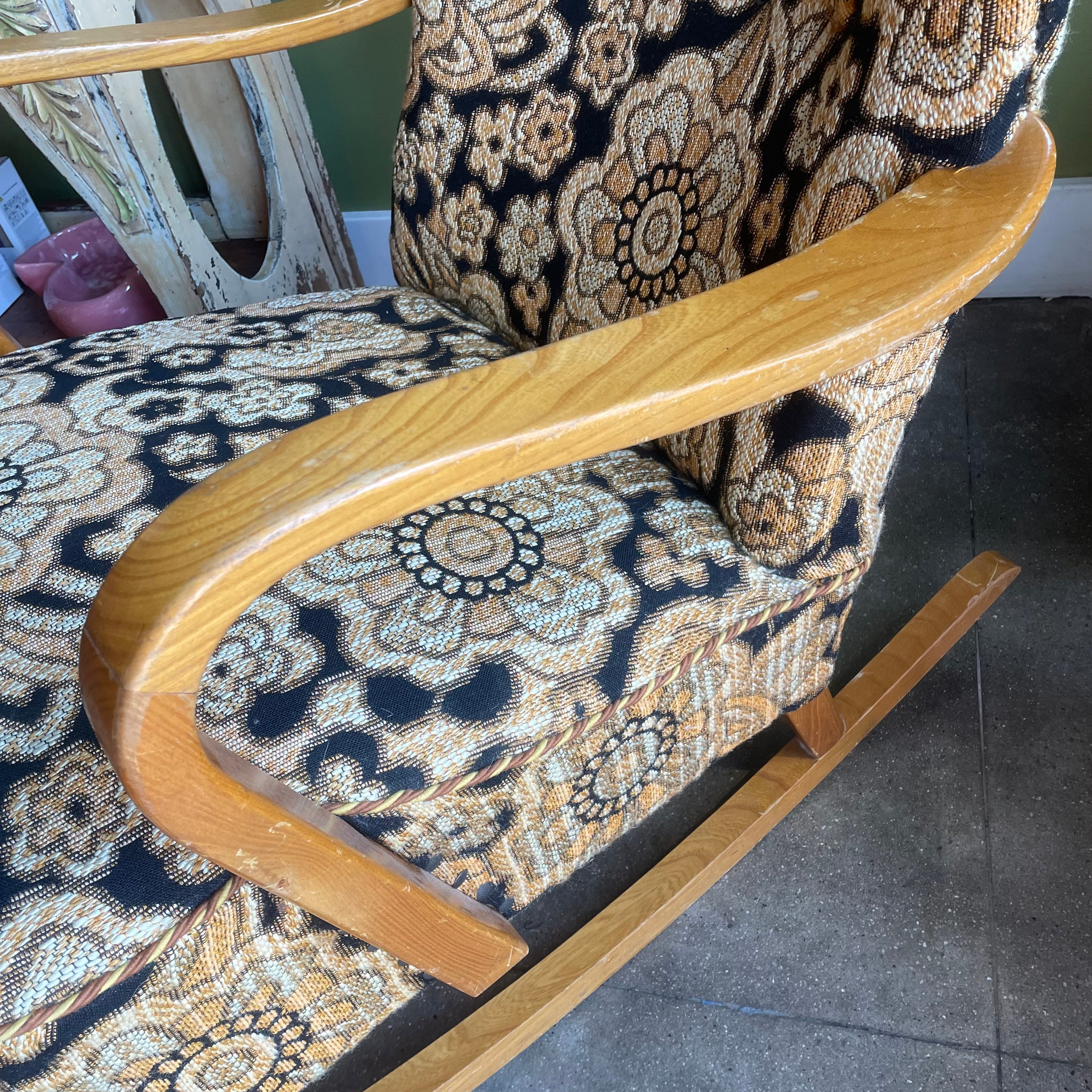 1950's Swedish Rocking Chair