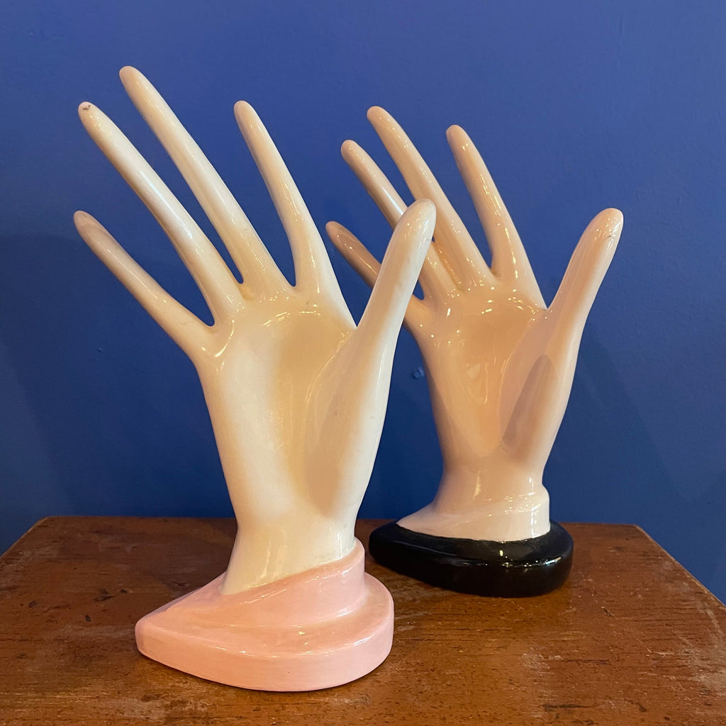 Vintage Ceramic Display Hand Forms