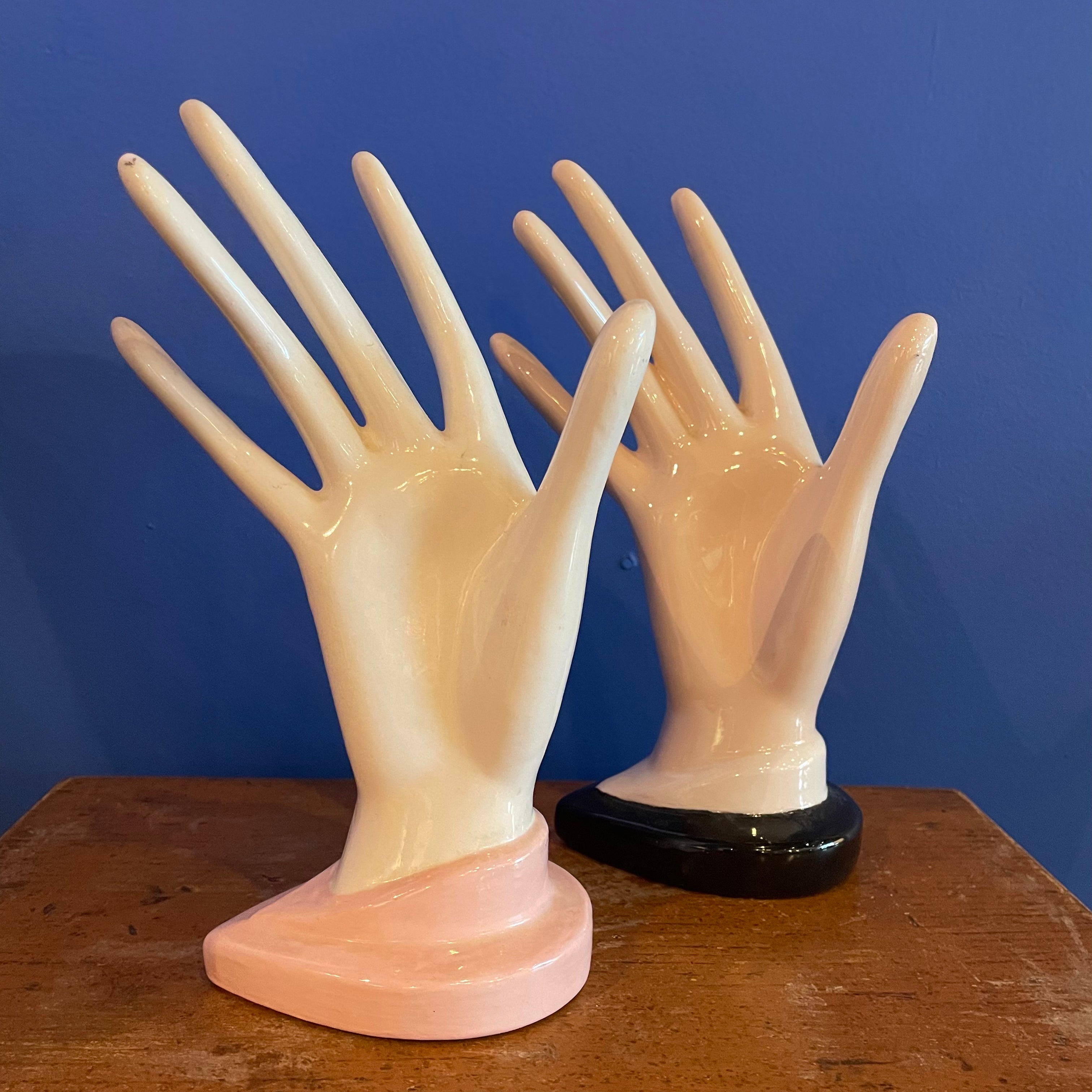 Vintage Ceramic Display Hand Forms