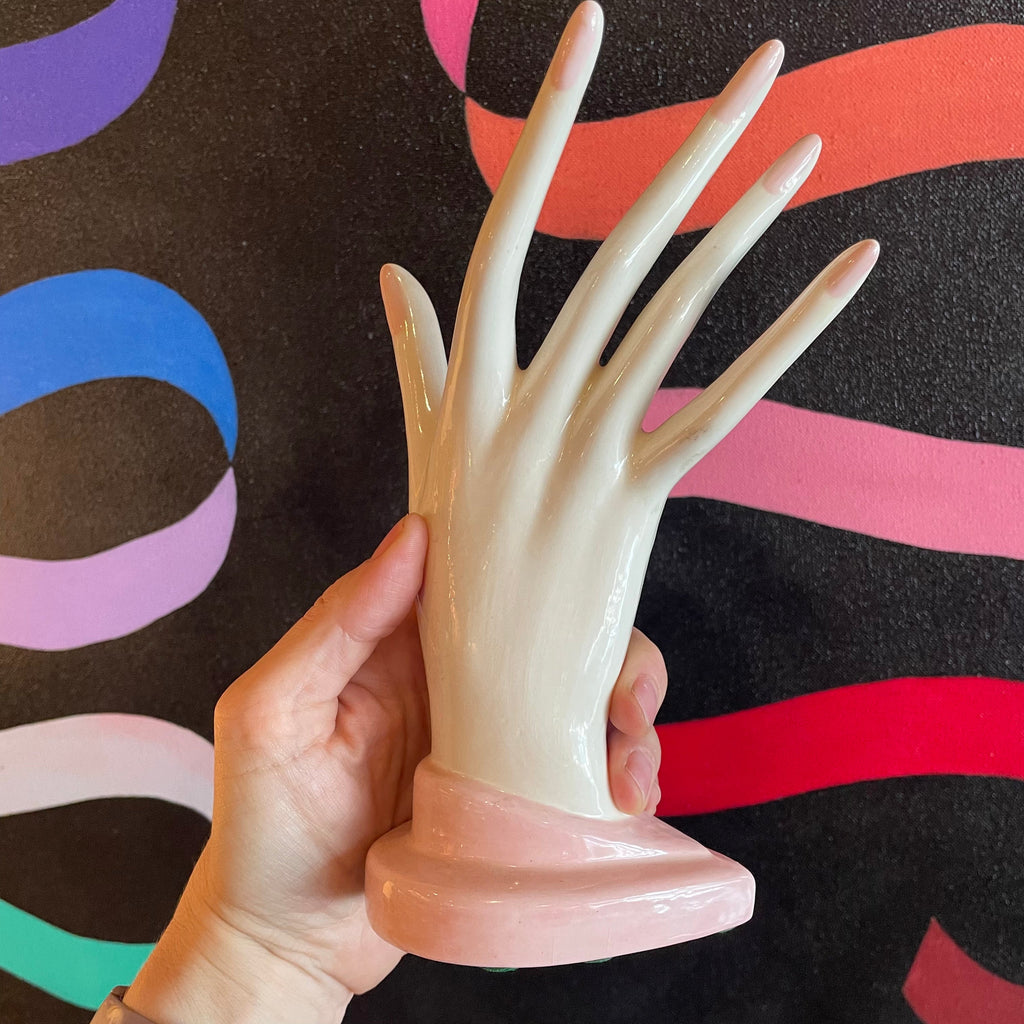 Vintage Ceramic Display Hand Forms