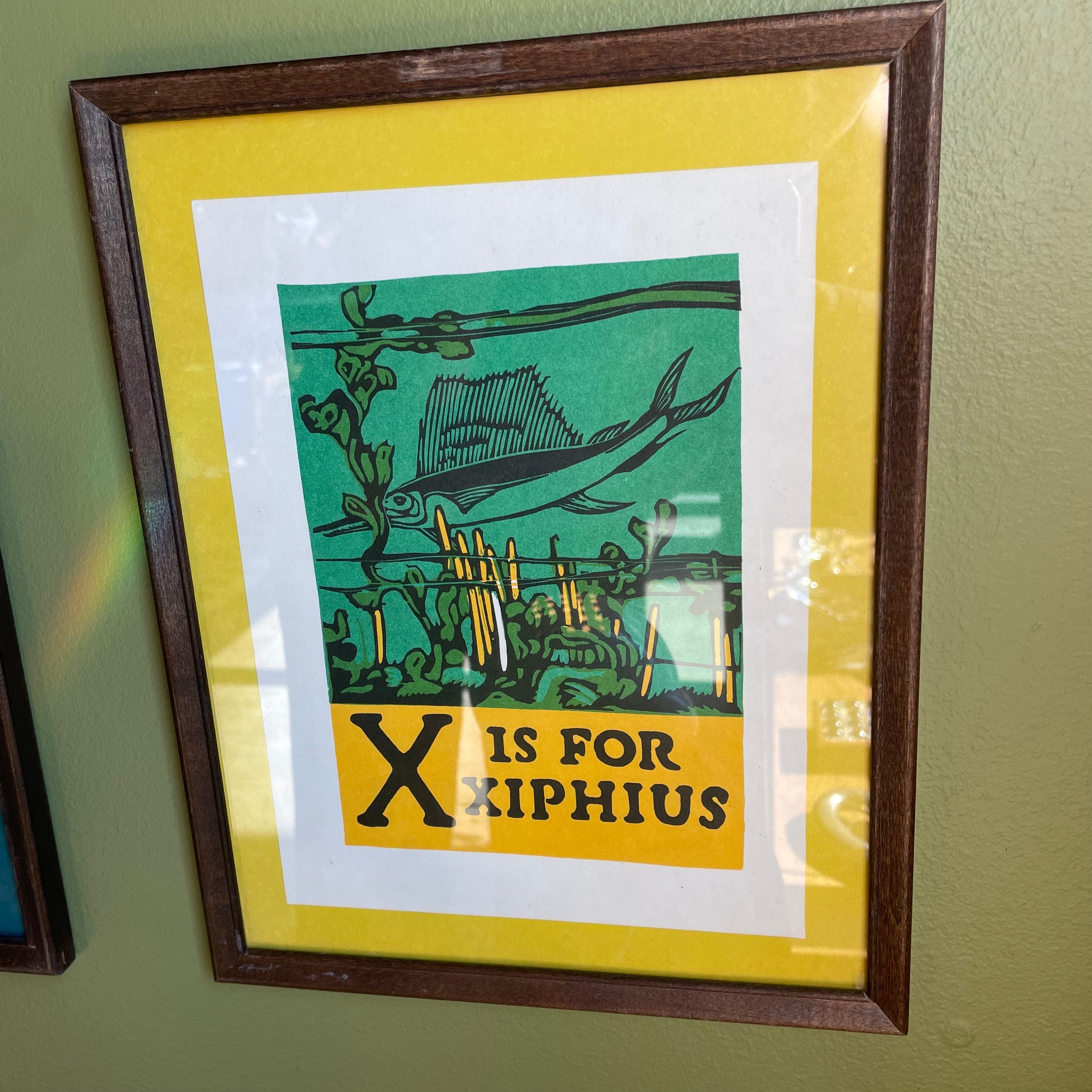 MCM Vintage Alphabet Art by C.B. Falls