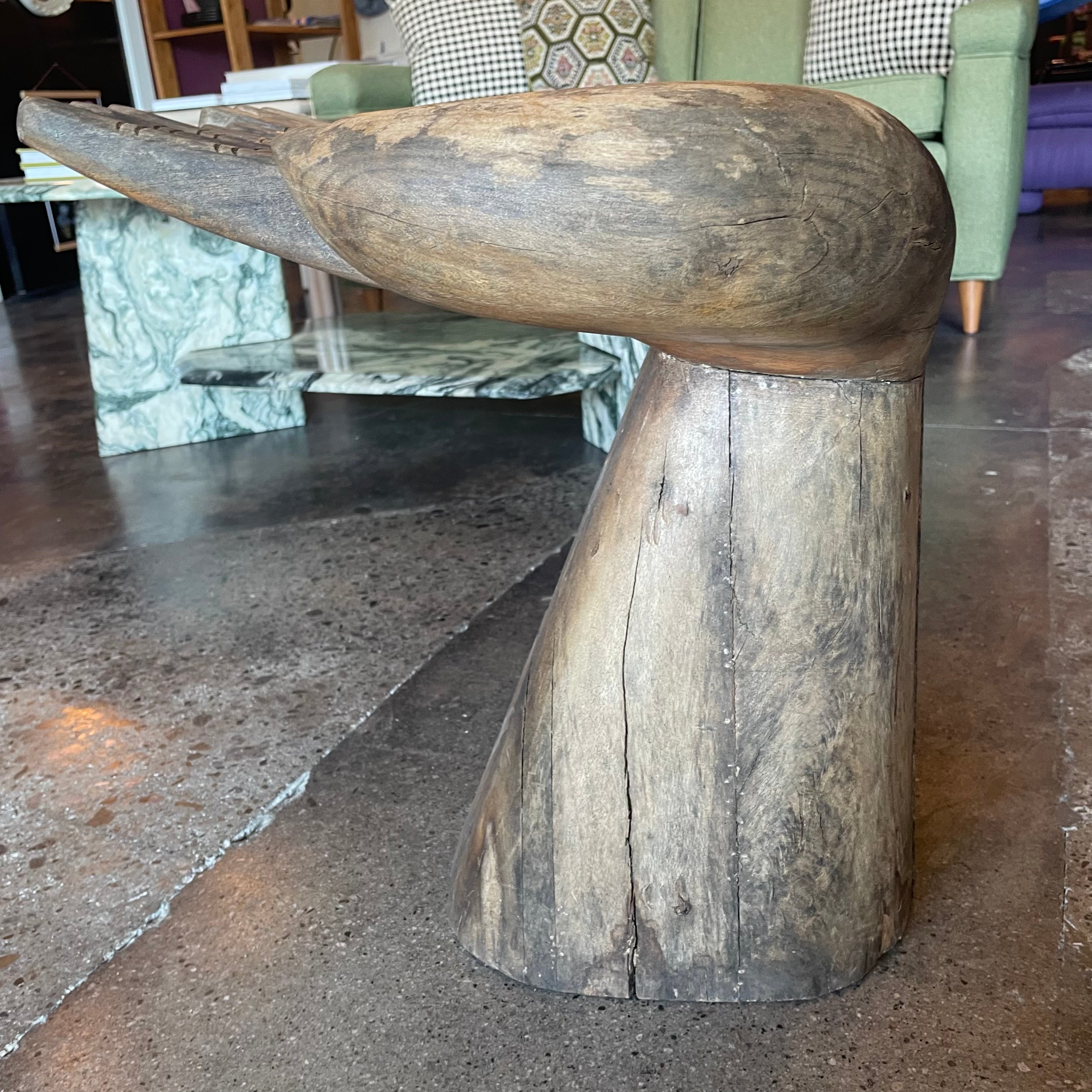 Vintage Carved Wooden Hand Chair