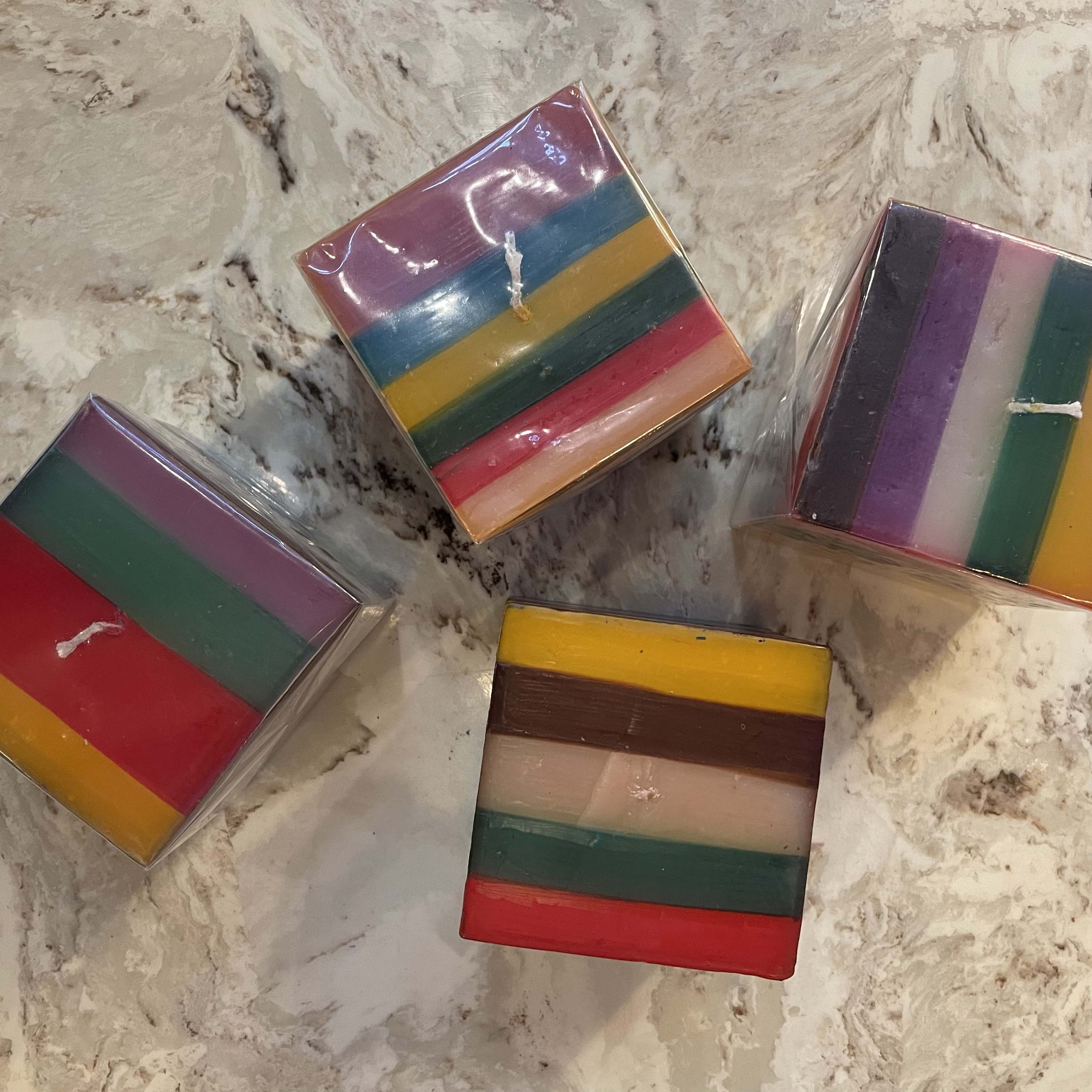 3" Cube Kapula Candles by Thumbprint Artifacts