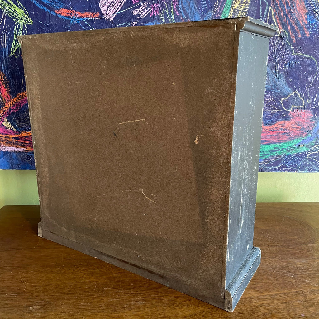 Antique Numbered Wooden Storage Box