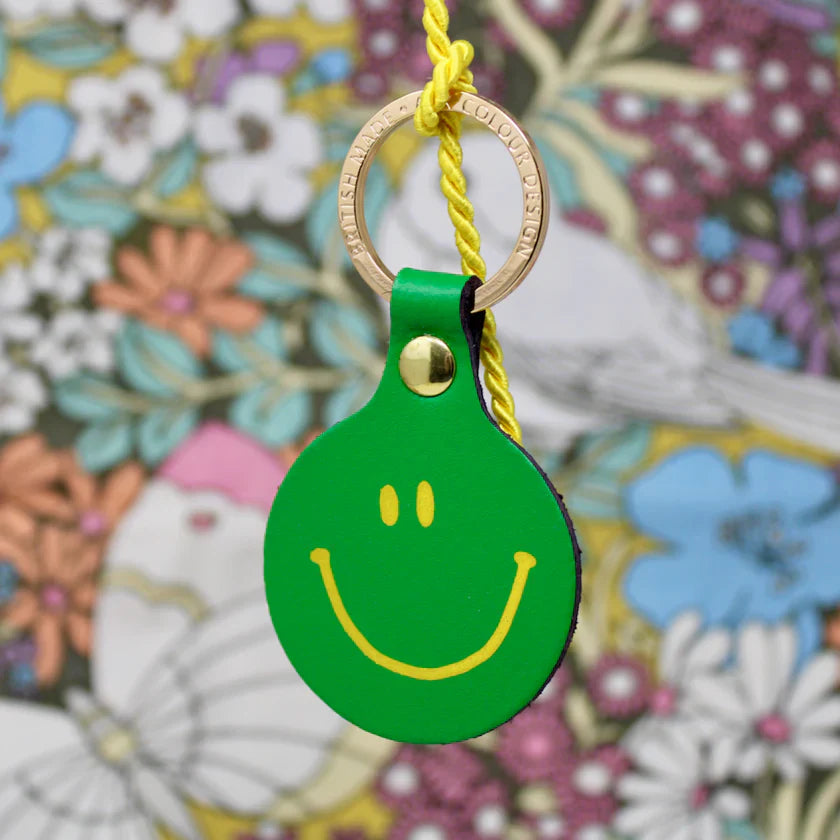 Happy Face Keychain by Ark Colour Design