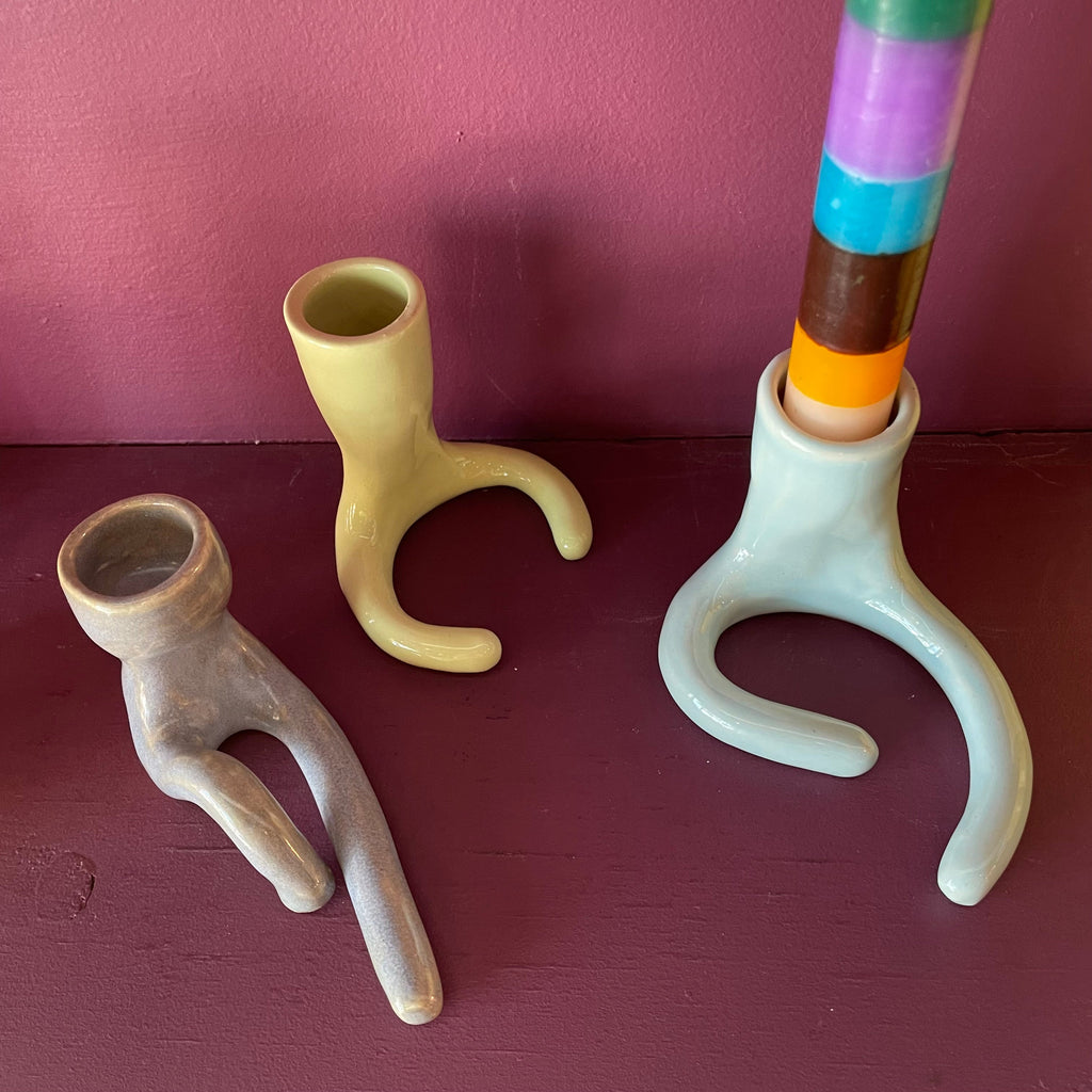 Companion Candlesticks by Lulupots
