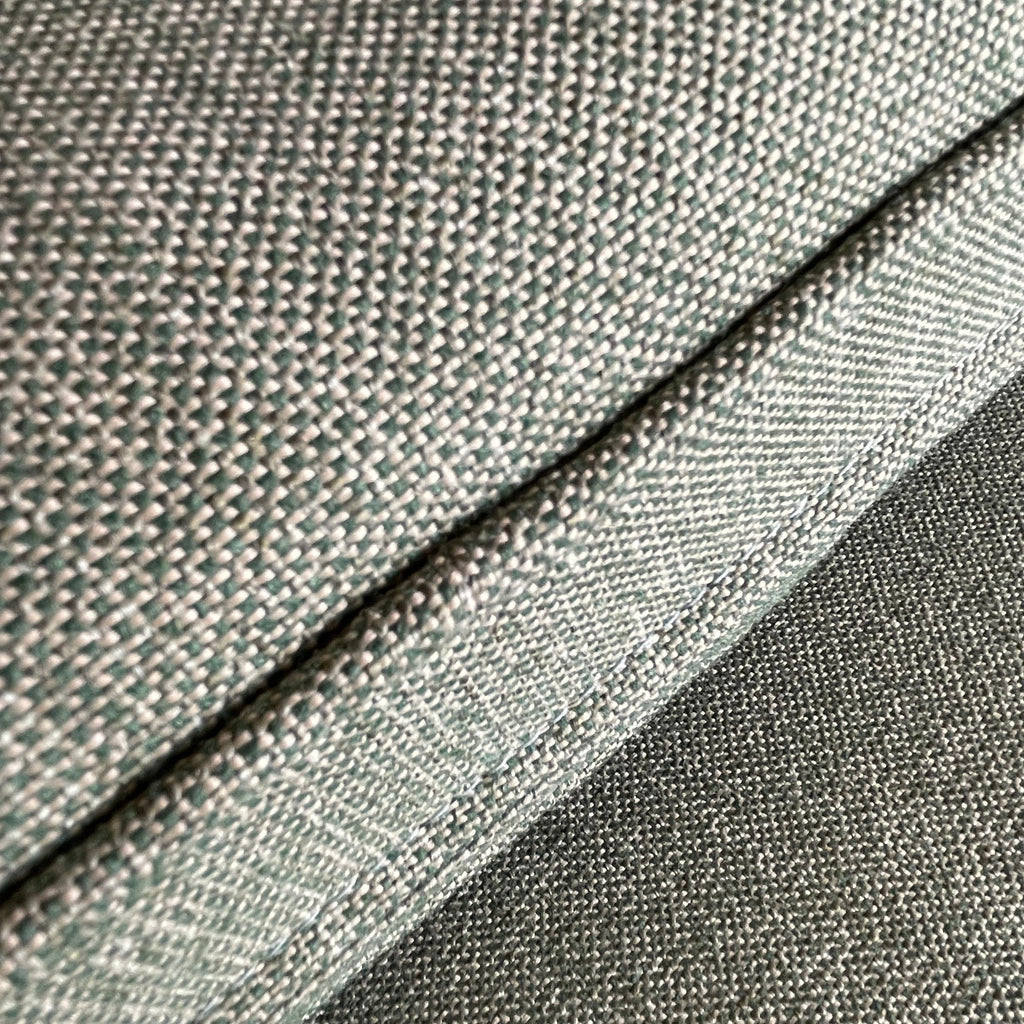 Mid-century Green Tweed Loveseat - 56" L