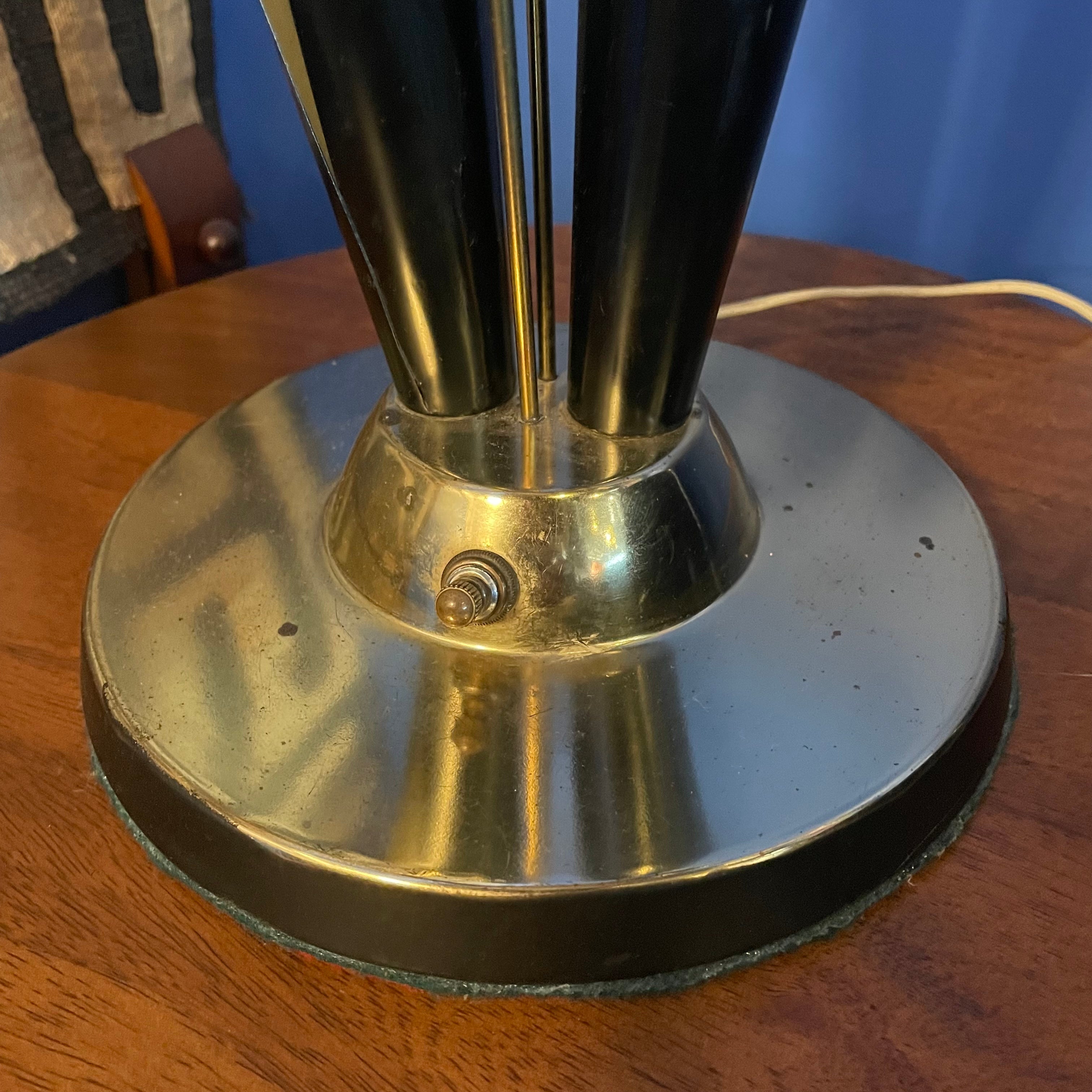 Vintage Gooseneck Calla Lily Lamp