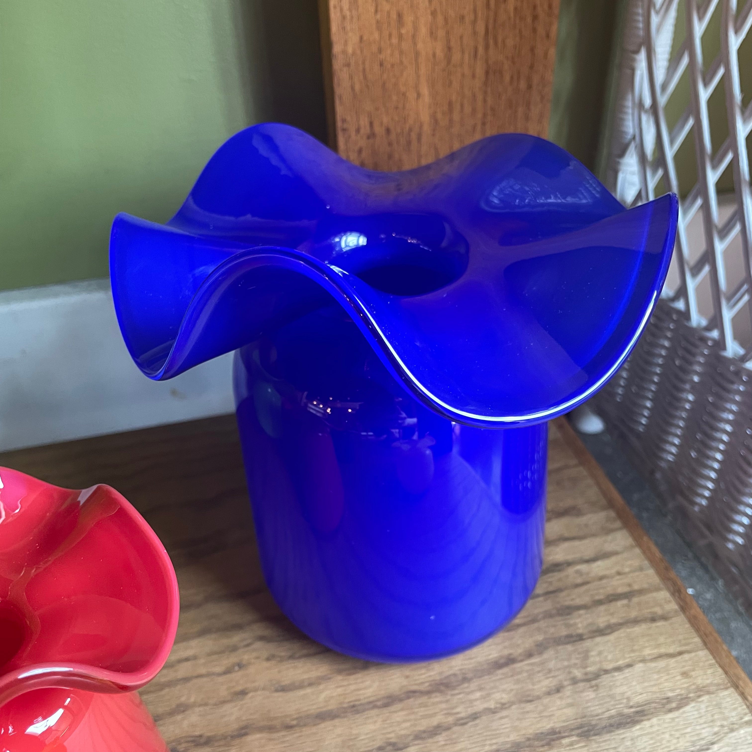 Ruffle Bud Vases by Terra Glassworks