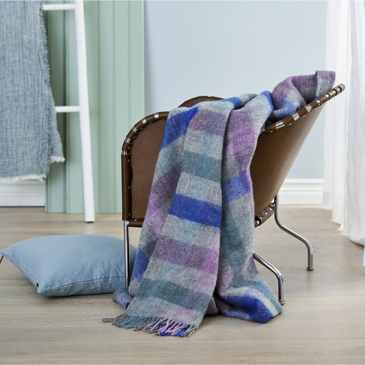 Klippan Plaid Wool Throw Blanket - 51" x 79"