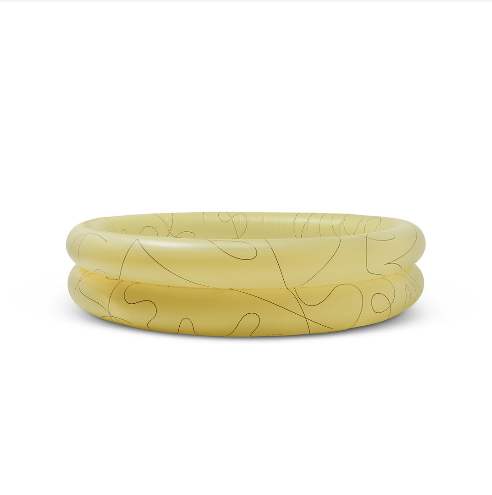 Inflatable Pool by Mylle - Yellow Lines