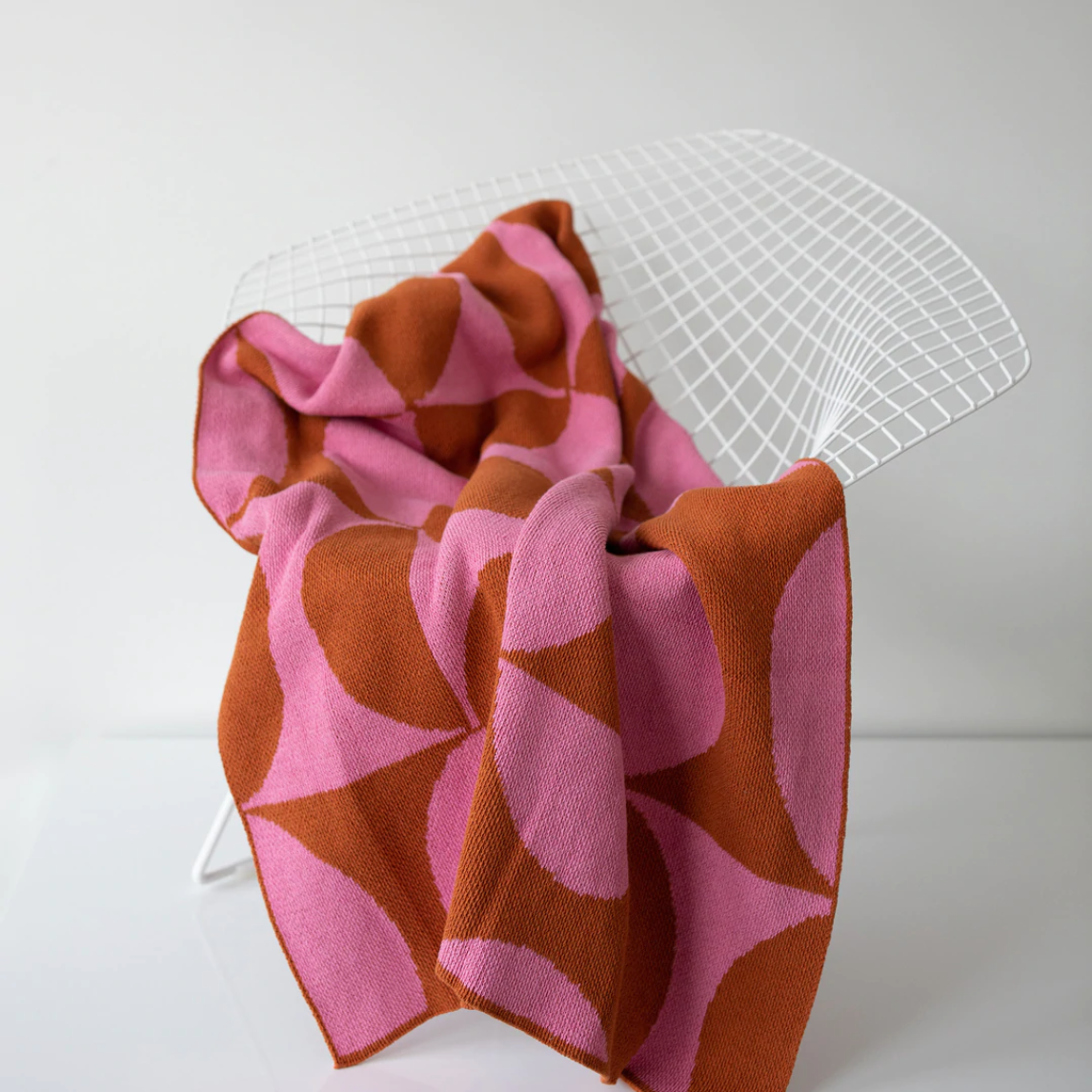 "Puzzle" Recycled Cotton Throw by Happy Habitat