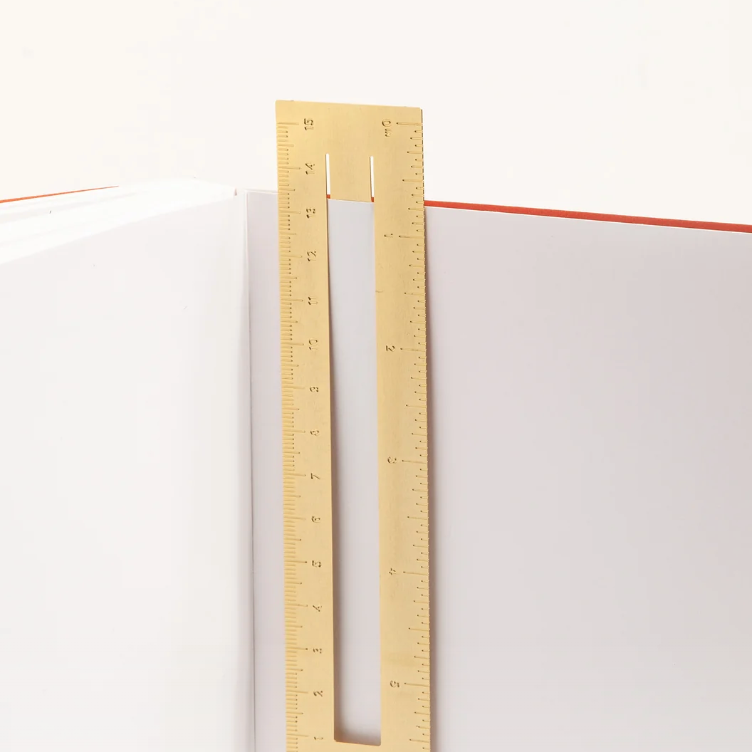 Brass Ruler Bookmark by Poketo