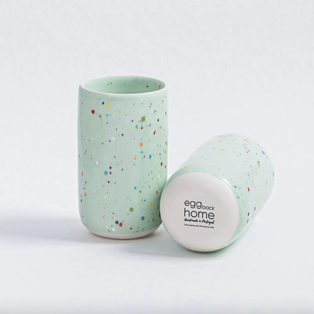 Tall Speckled Cup by Egg Back Home