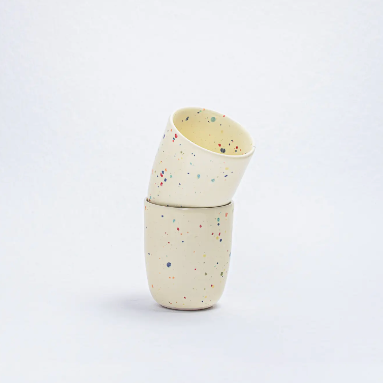 Medium Speckled Cup by Egg Back Home