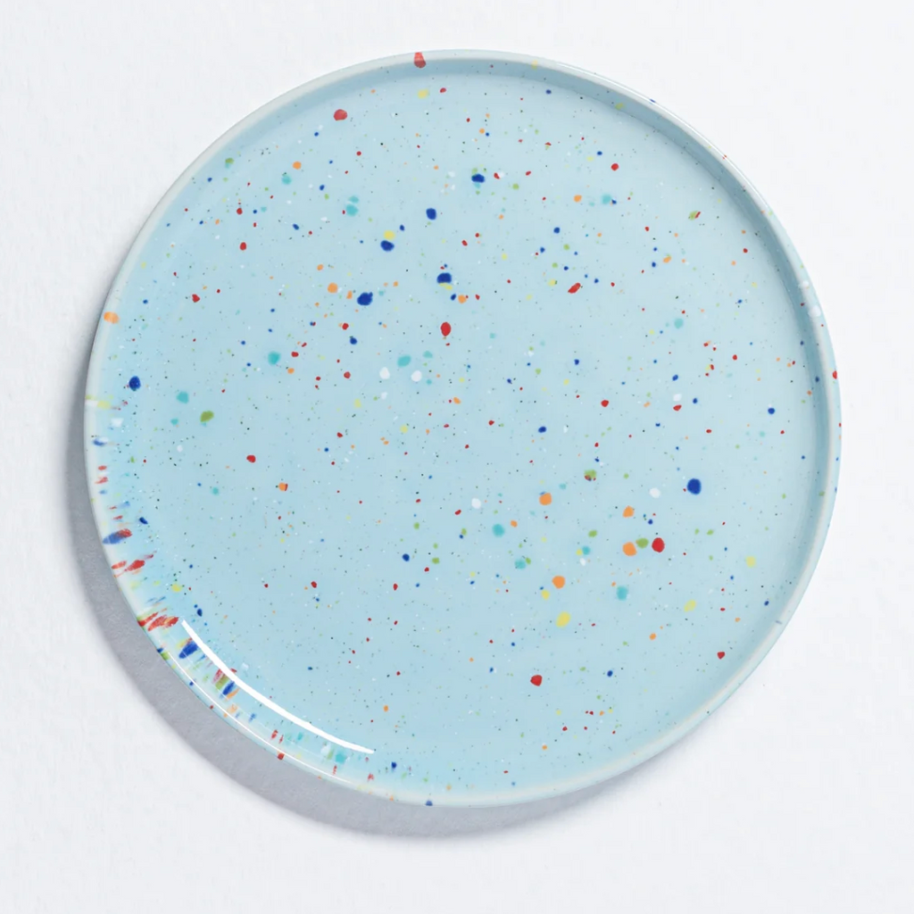 Speckled Ceramic Plates by Egg Back Home - Bread, Salad + Dinner Sizes