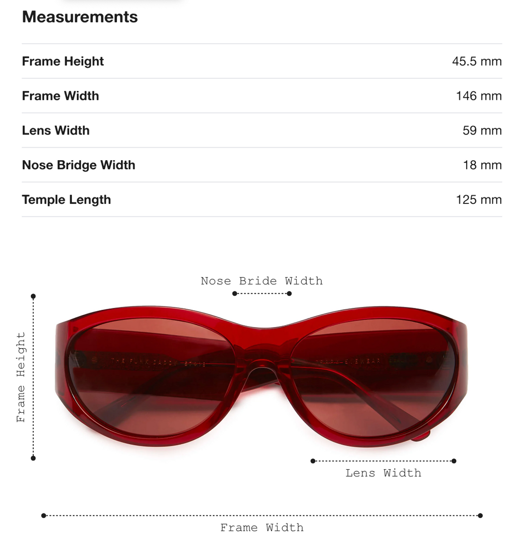 The Funk Daddy in Crystal Cherry Bio by Crap Eyewear