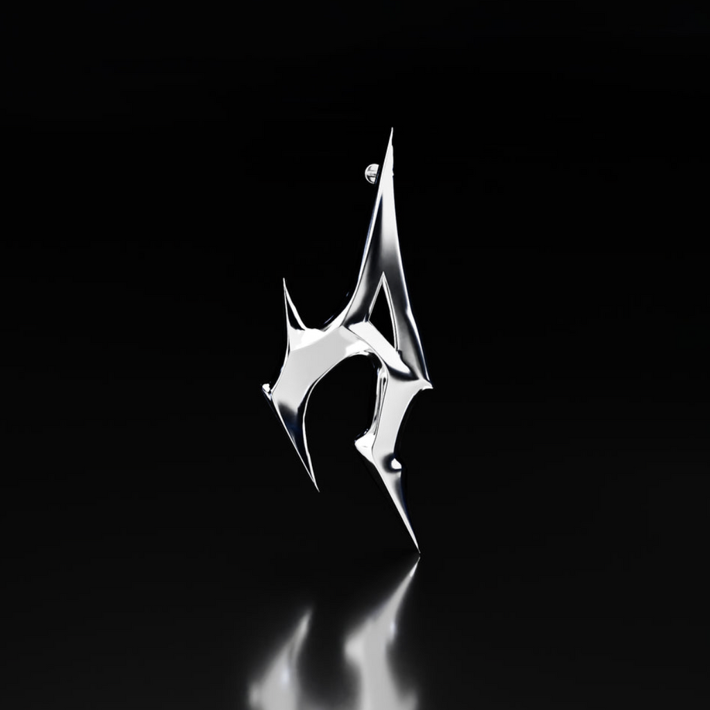 Aura Classic Logo Earring - Aura by Angelo